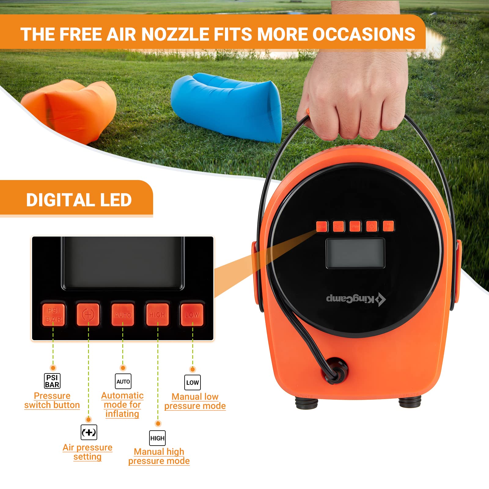 kingcamp-thor-portable-electric-air-pump-for-tents-sleeping-pads-air-mattresses image 3