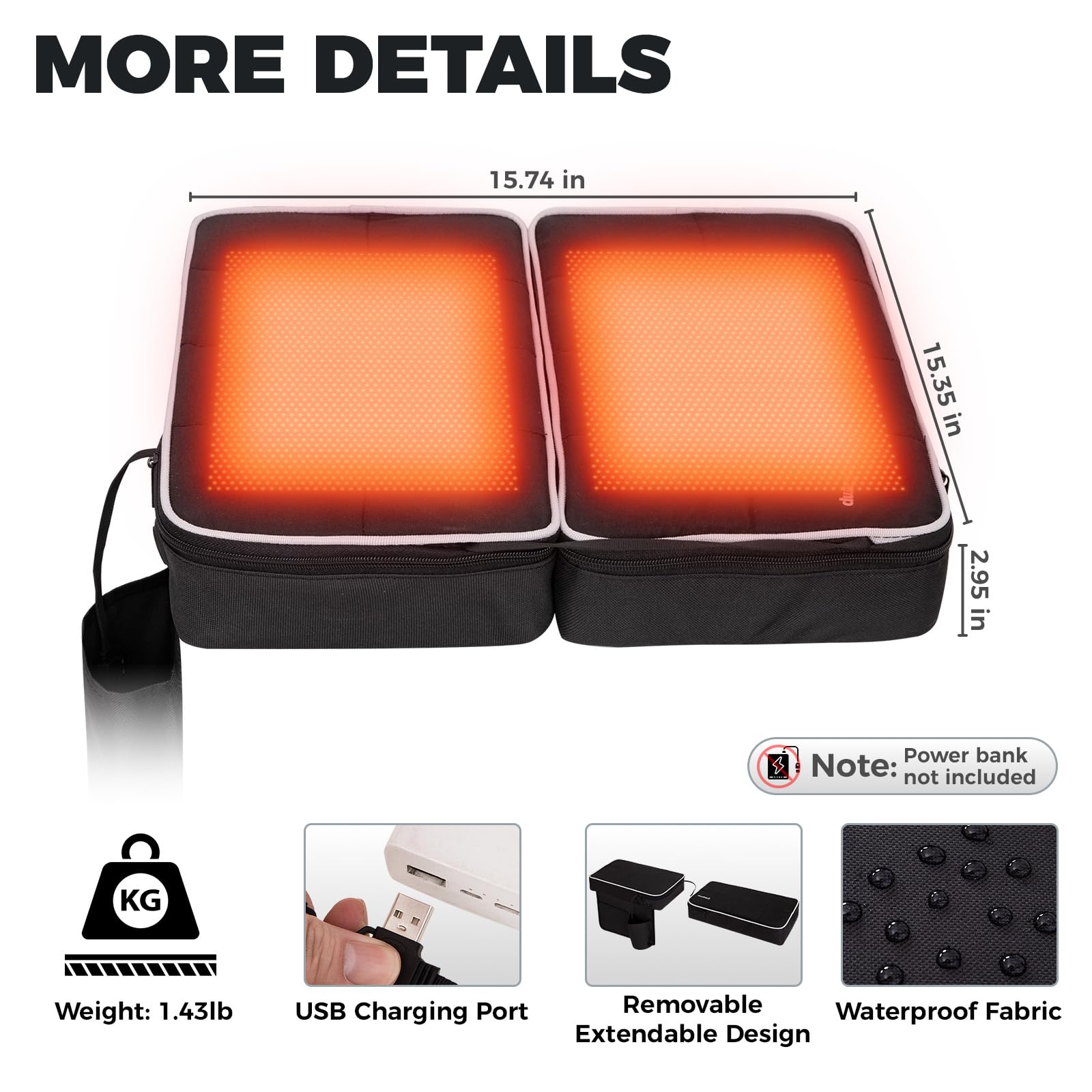 kingcamp-rechargeable-heated-seat-cushion-usb-powered-with-detachable-carbon-nan image 3