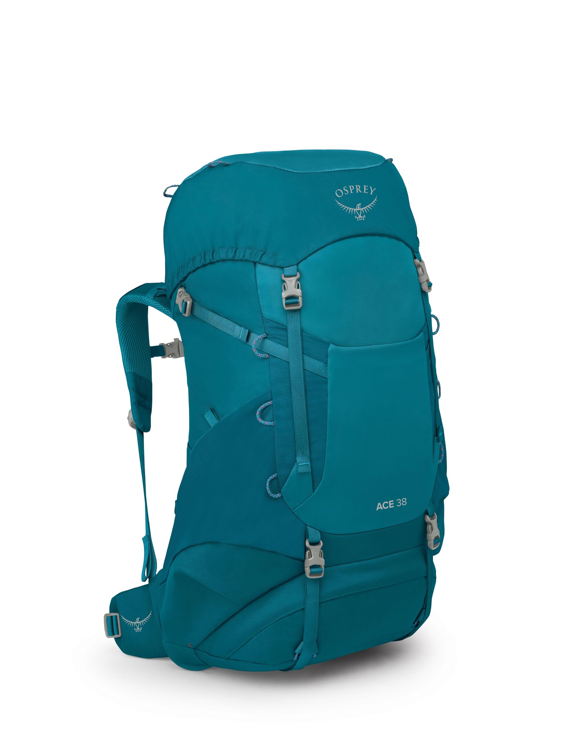 osprey-ace-38l-kids-backpacking-backpack-blue-spikemoss-deep-peyto image 1