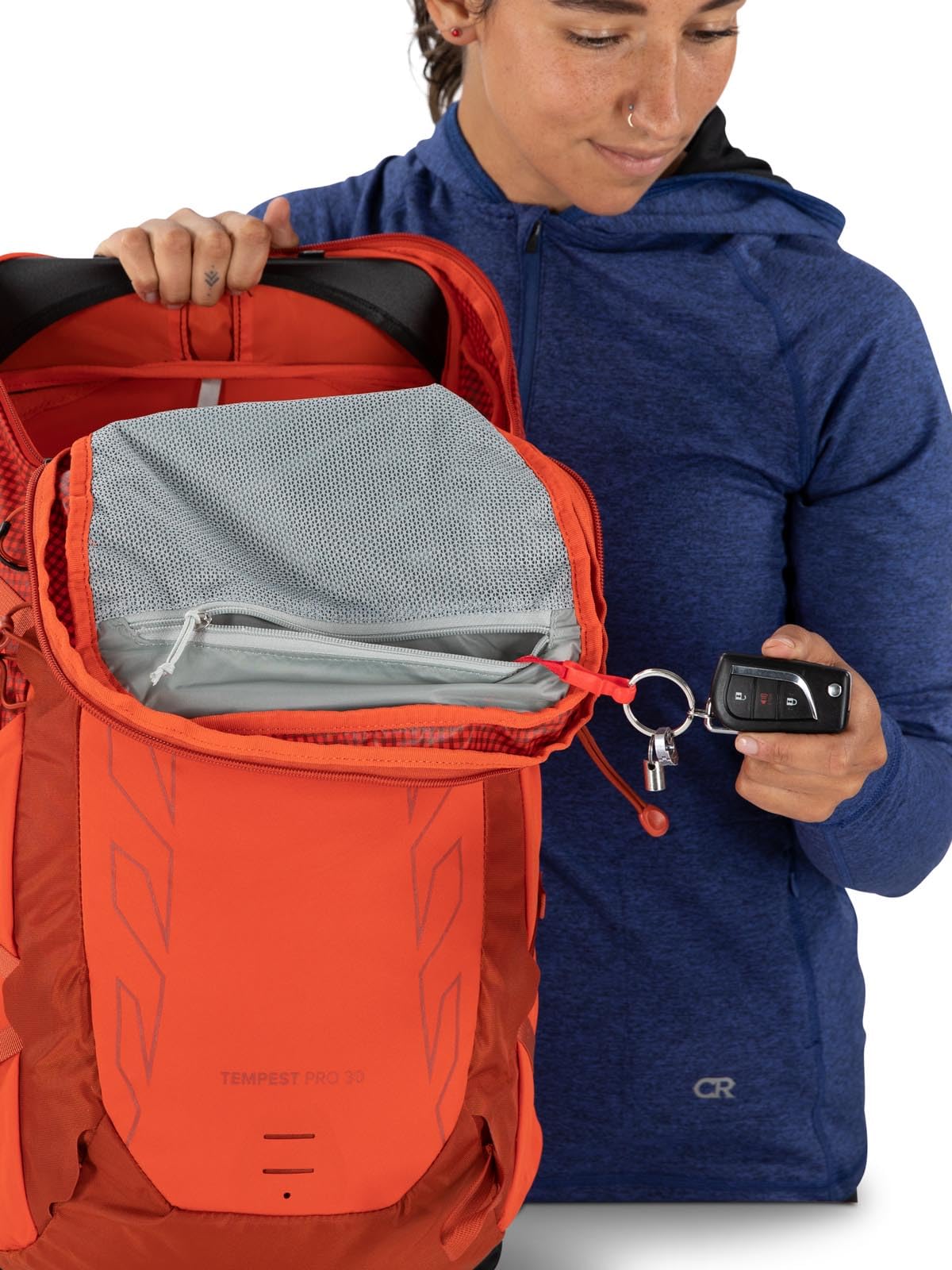 osprey-tempest-pro-30l-women-s-hiking-backpack-with-hipbelt-silver-lining image 8