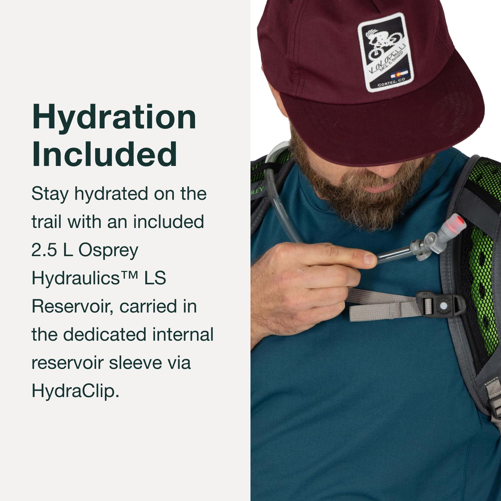 osprey-sportlite-15l-hydration-hiking-backpack-with-2-5l-hydraulics-reservoir-tu image 5