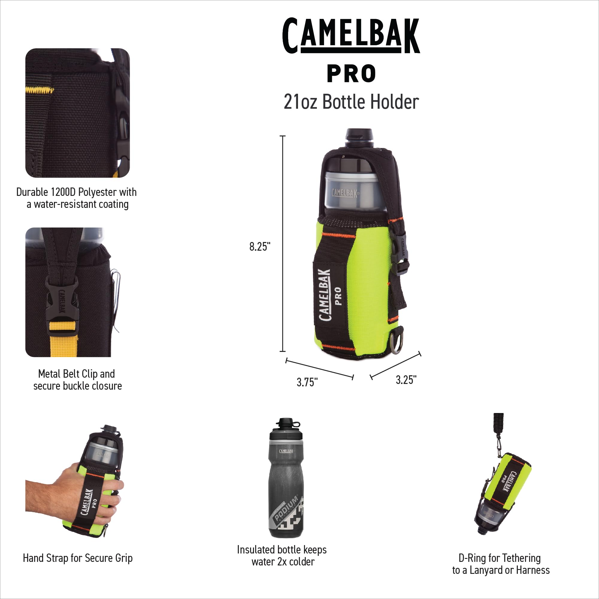 camelbak-professional-insulated-21-oz-bottle-with-rugged-poly-canvas-holder image 2