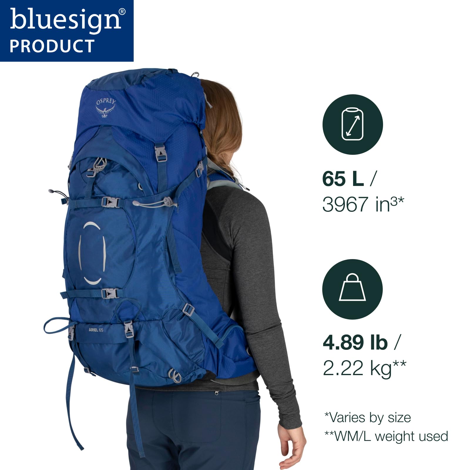osprey-ariel-65l-women-s-backpacking-backpack-koseret-green-wxs-s image 2