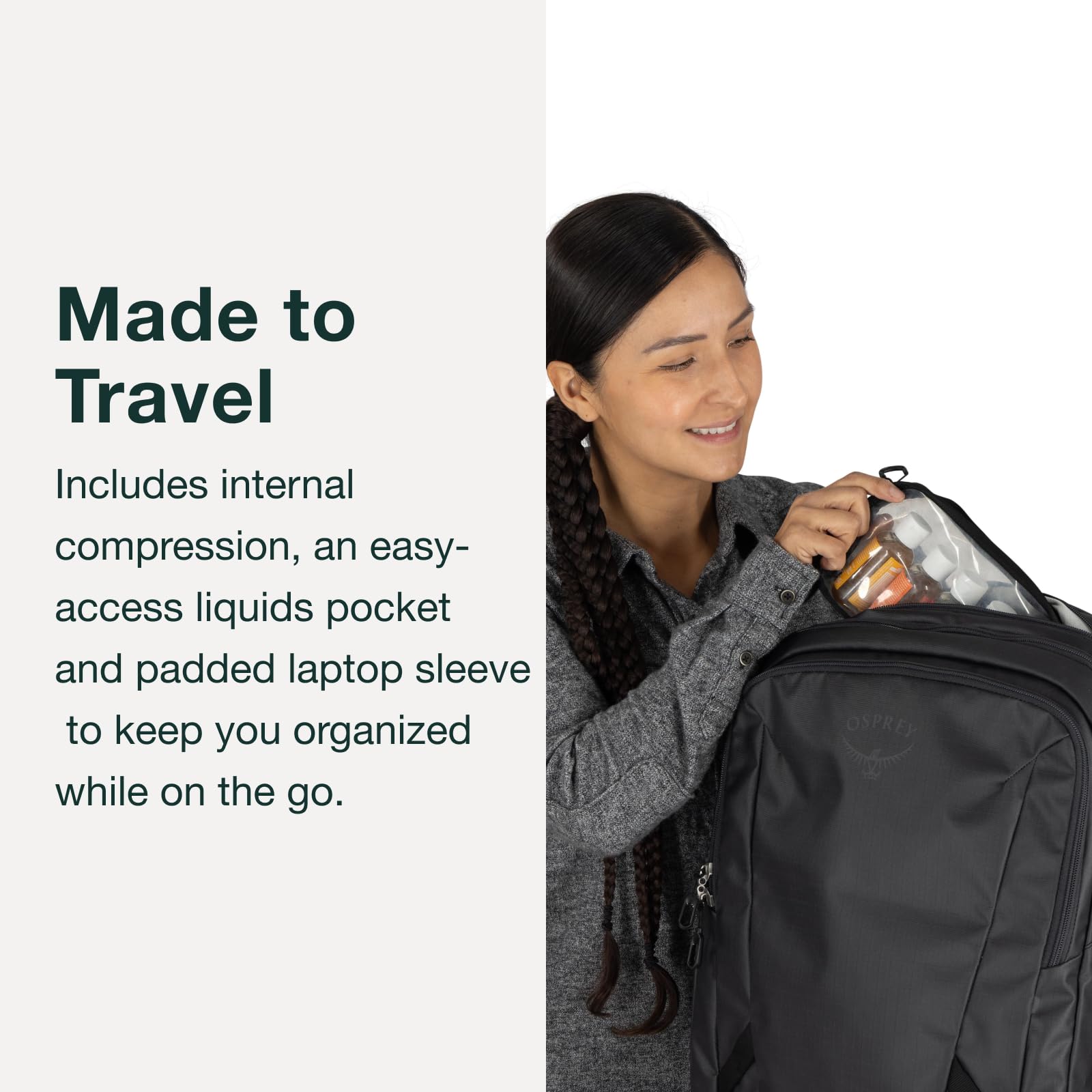 osprey-transporter-wheeled-carry-on-raven-black image 5