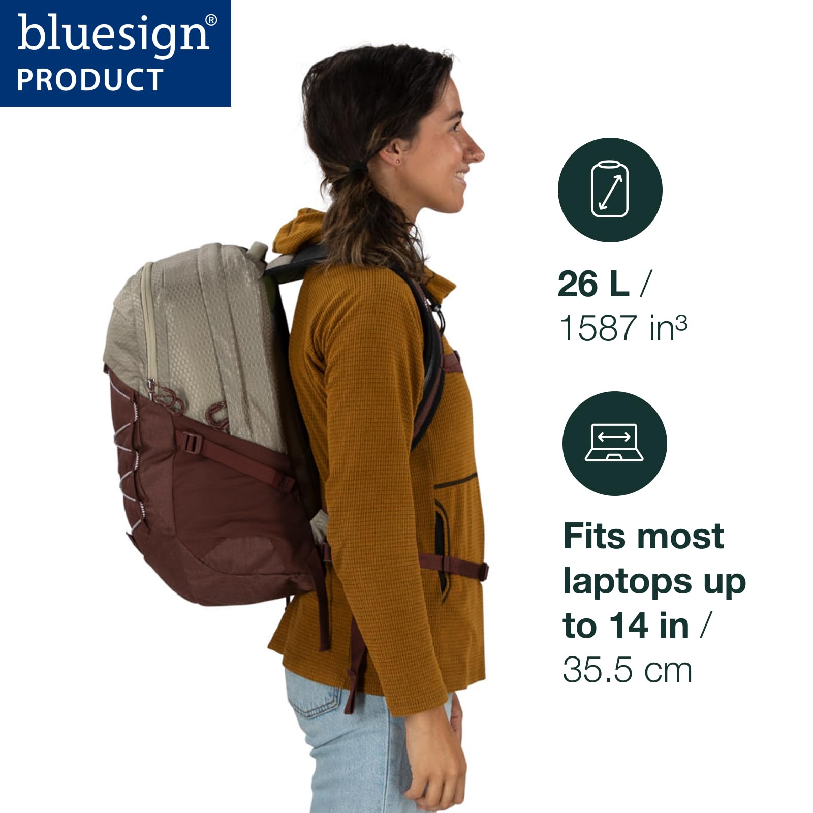 osprey-quasar-26-commuter-backpack-with-laptop-sleeve-phantom-grey-heather image 2