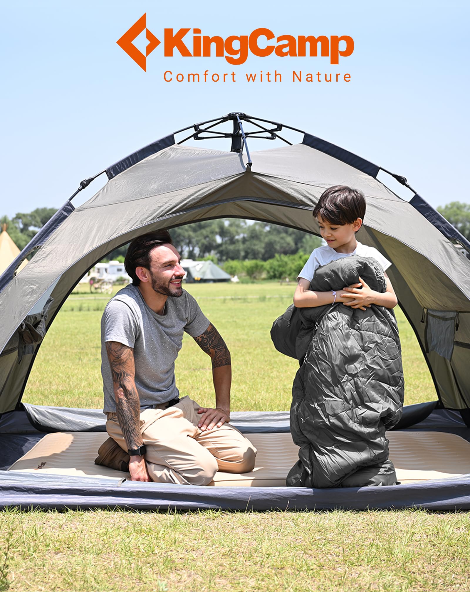 kingcamp-oasis-250s-kids-flannel-sleeping-bag image 7