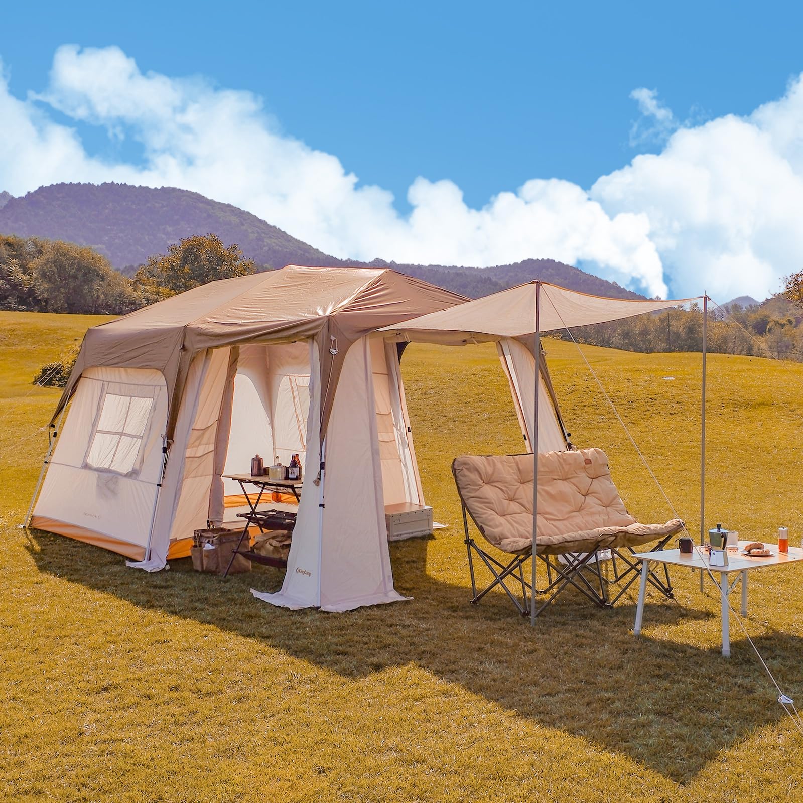kingcamp-mountain-in-t2-quick-setup-cabin-tent-for-3-4-people image 2