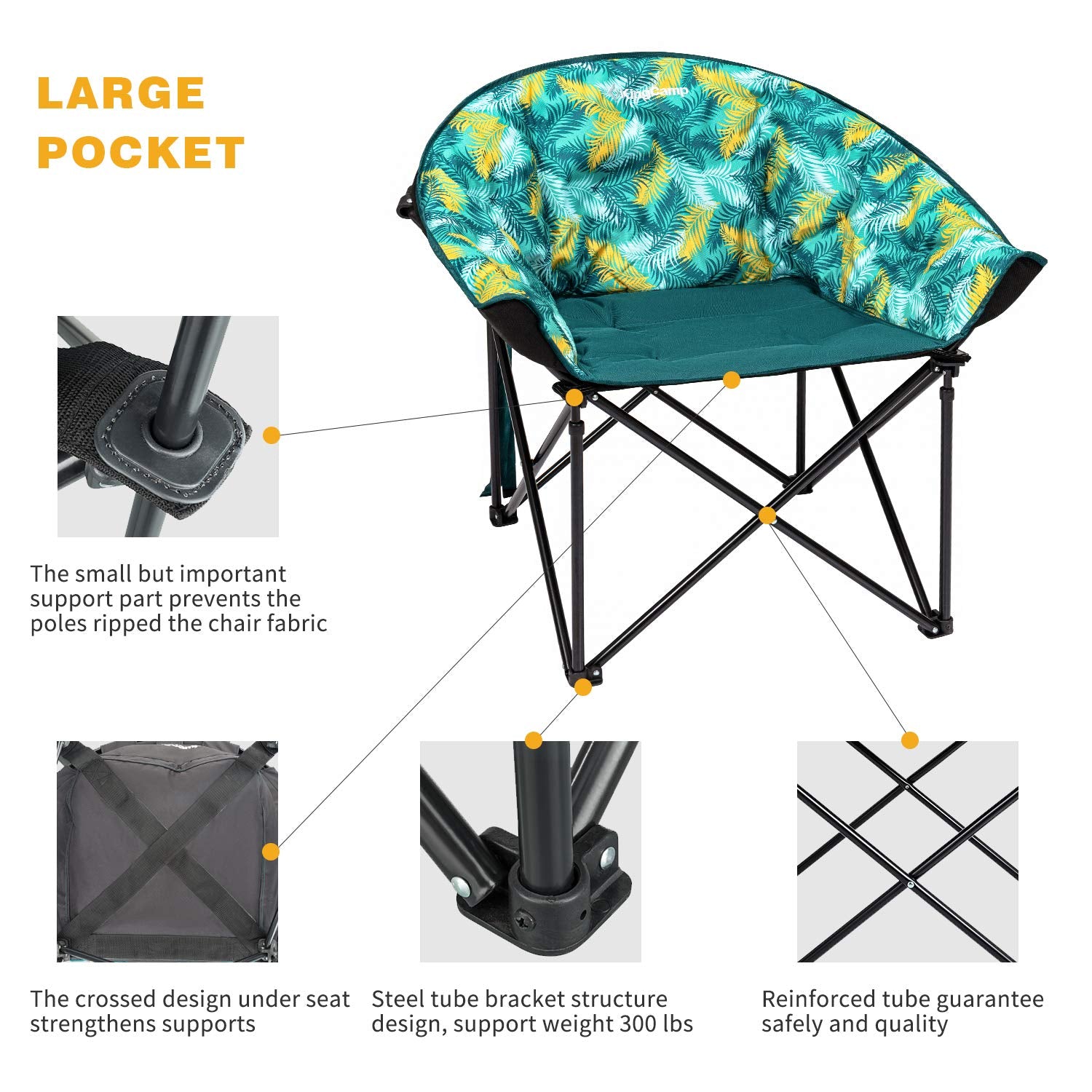 kingcamp-moon-saucer-leisure-camping-chair image 5