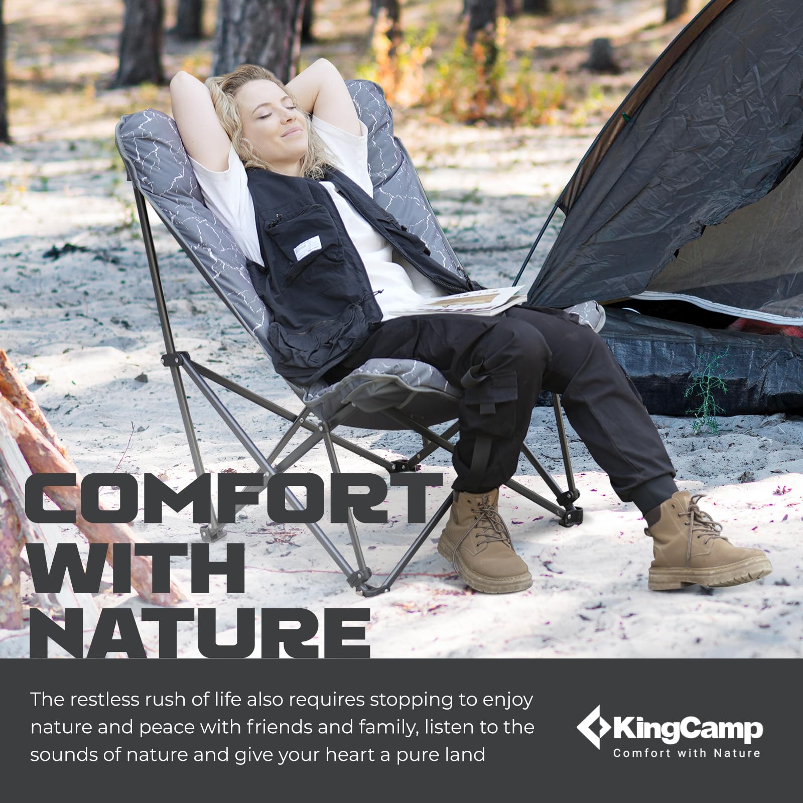 kingcamp-volcapetra-butterfly-folding-camping-chair image 8