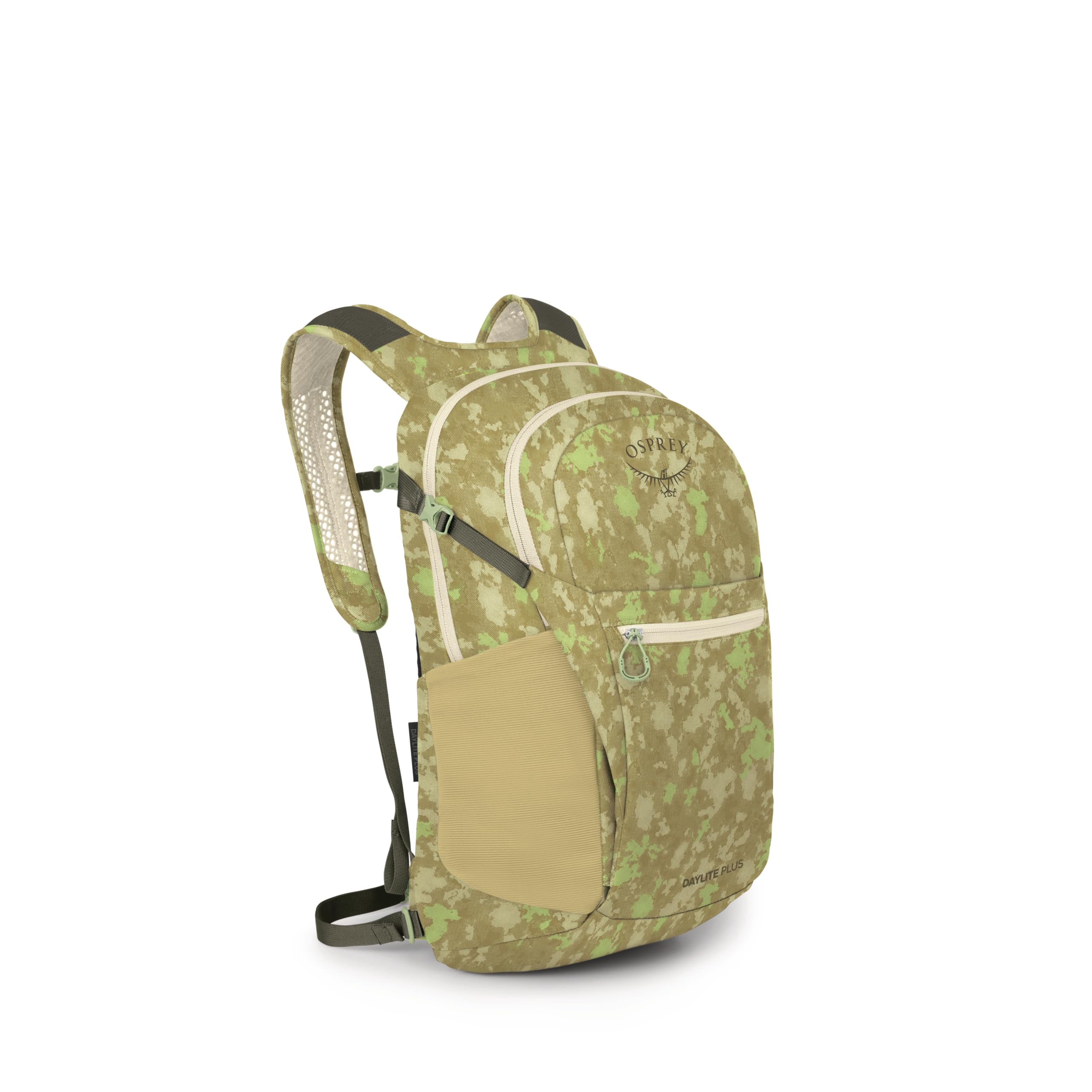 osprey-daylite-plus-20l-daypack-sunlit-lichen-print-gravel-tan-recycled-fabric image 2