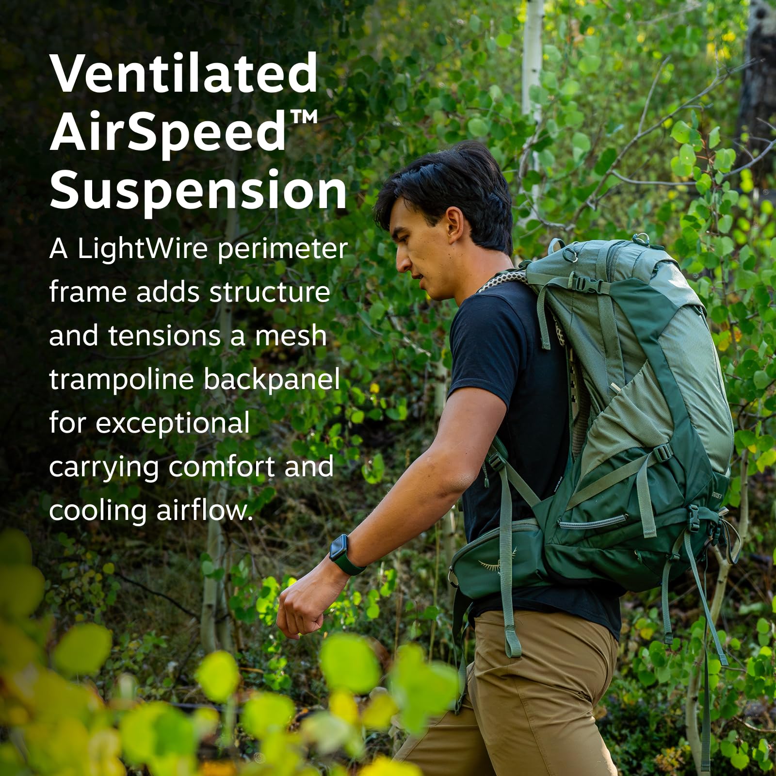 osprey-stratos-24-men-s-hiking-backpack-ventilated-daypack-with-raincover-raven- image 4