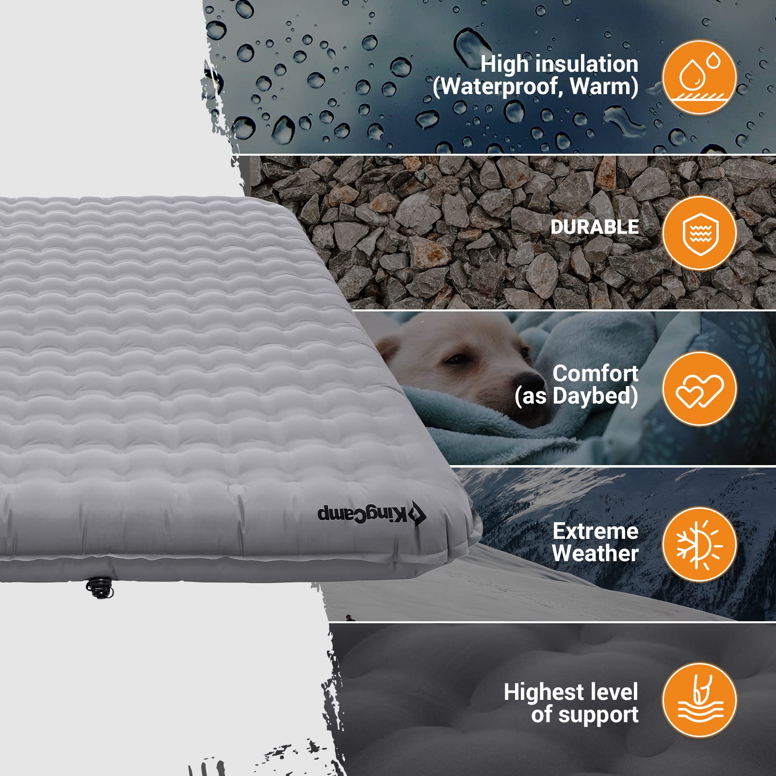 kingcamp-insulated-double-sleeping-pad-for-camping-2-person-air-pad image 5