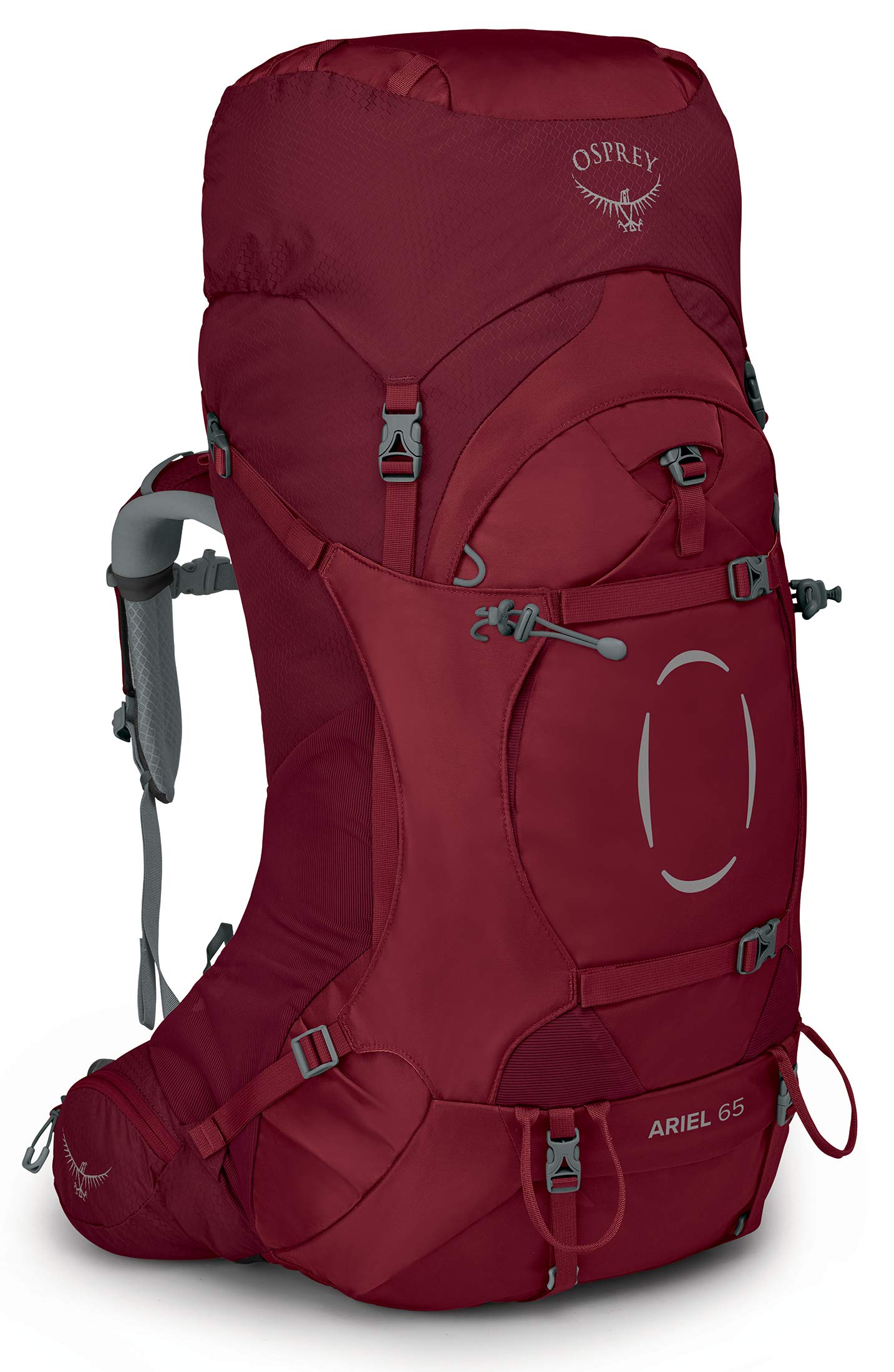 osprey-ariel-65l-women-s-backpacking-backpack-claret-red-wxs-s image 3