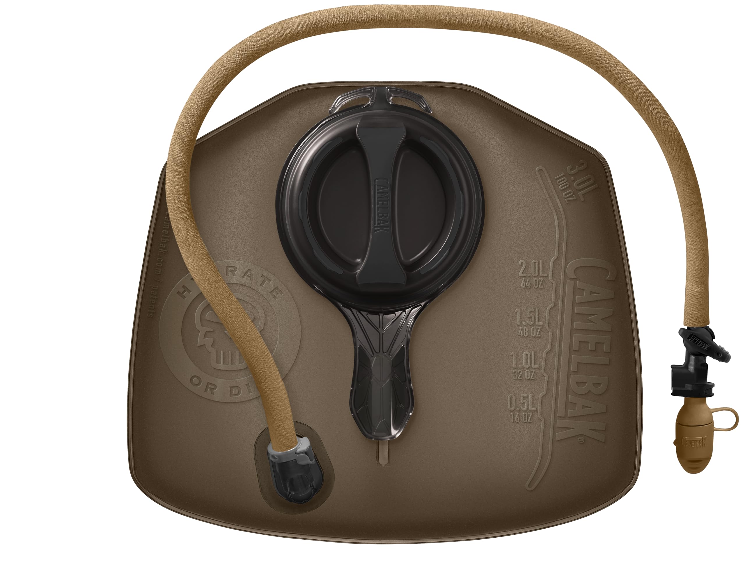 camelbak-mil-spec-crux-lumbar-hydration-reservoir-3l-100oz-brown image 1