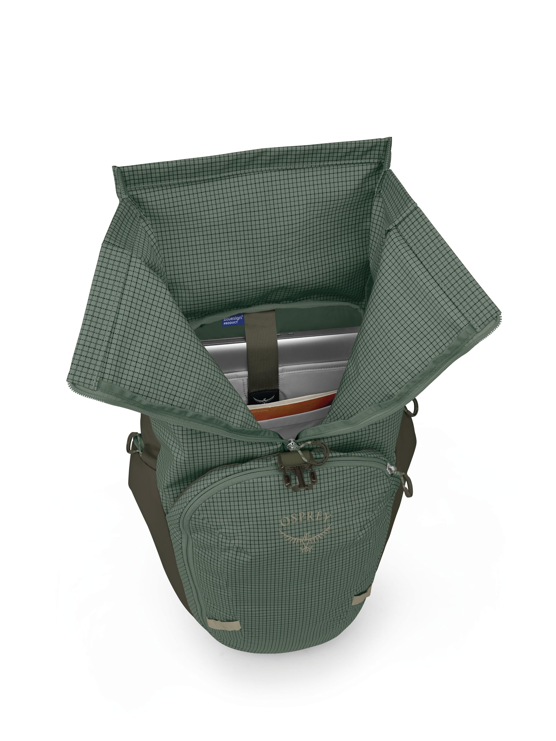osprey-transporter-roll-top-commuter-backpack-pine-leaf image 6