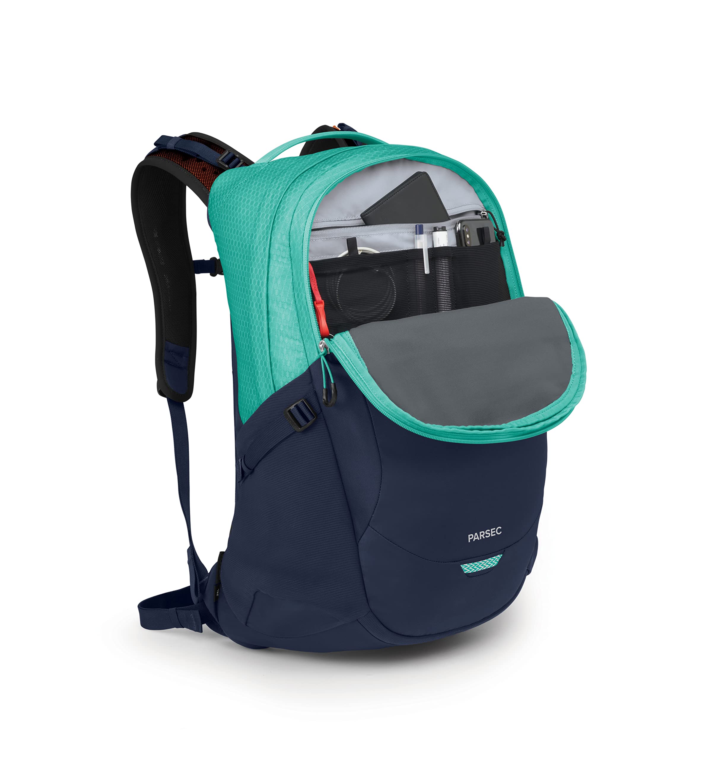 osprey-parsec-26l-laptop-backpack-reverie-green-cetacean-blue image 3