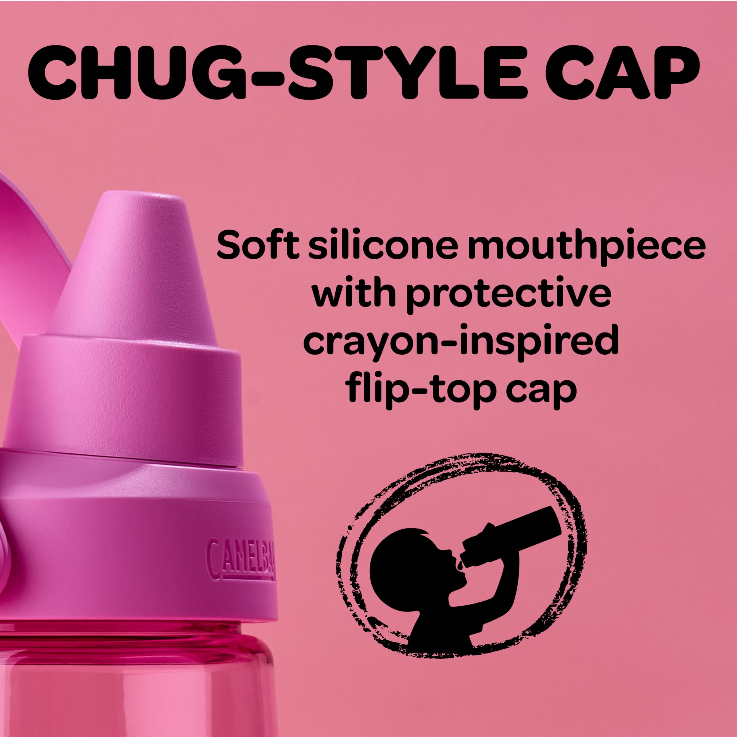 camelbak-crayola-chug-insulated-stainless-steel-water-bottle-16oz-carnation-pink image 4