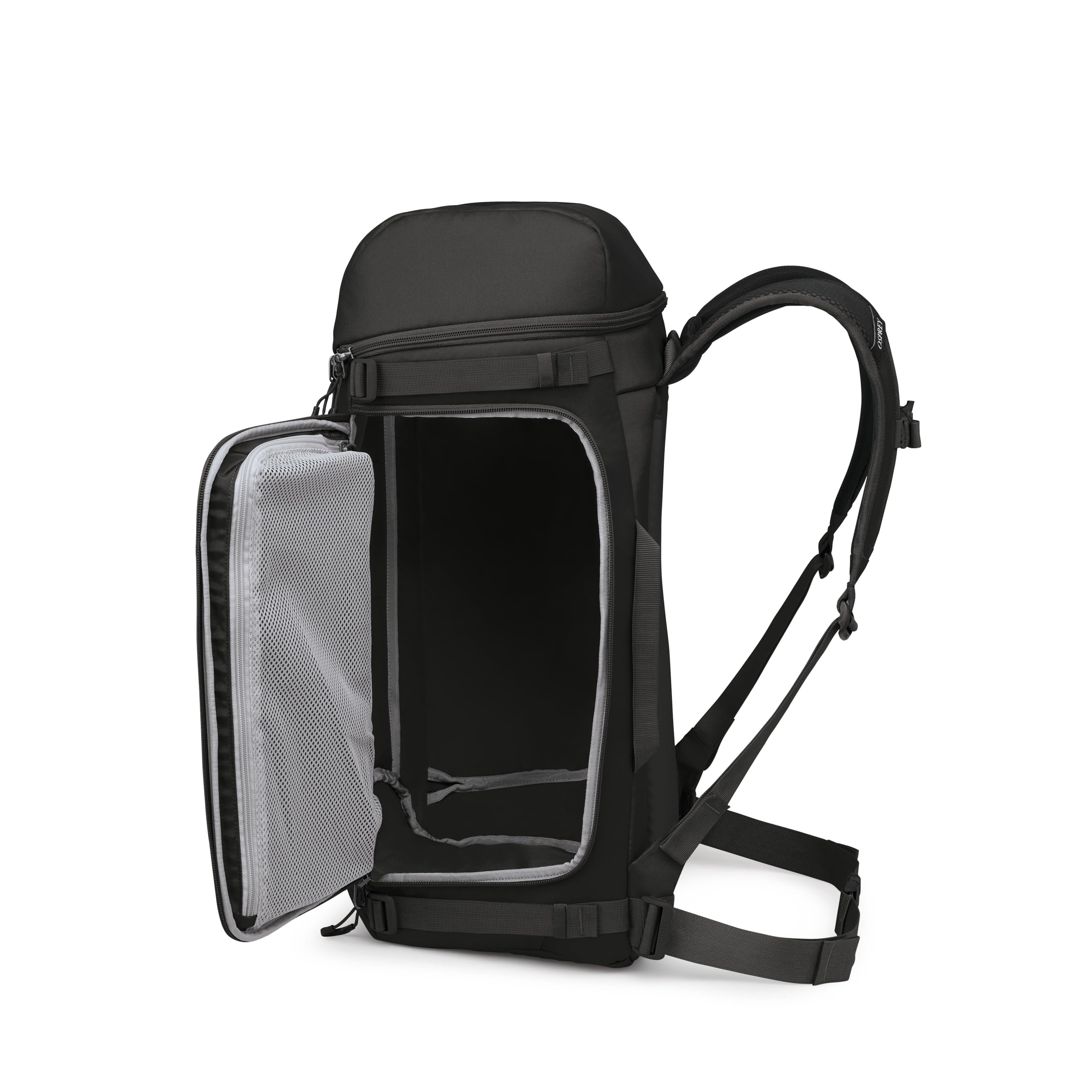 osprey-mountain-bound-ski-snowboard-boot-bag-plus-vertical-snowboard-and-a-frame image 7