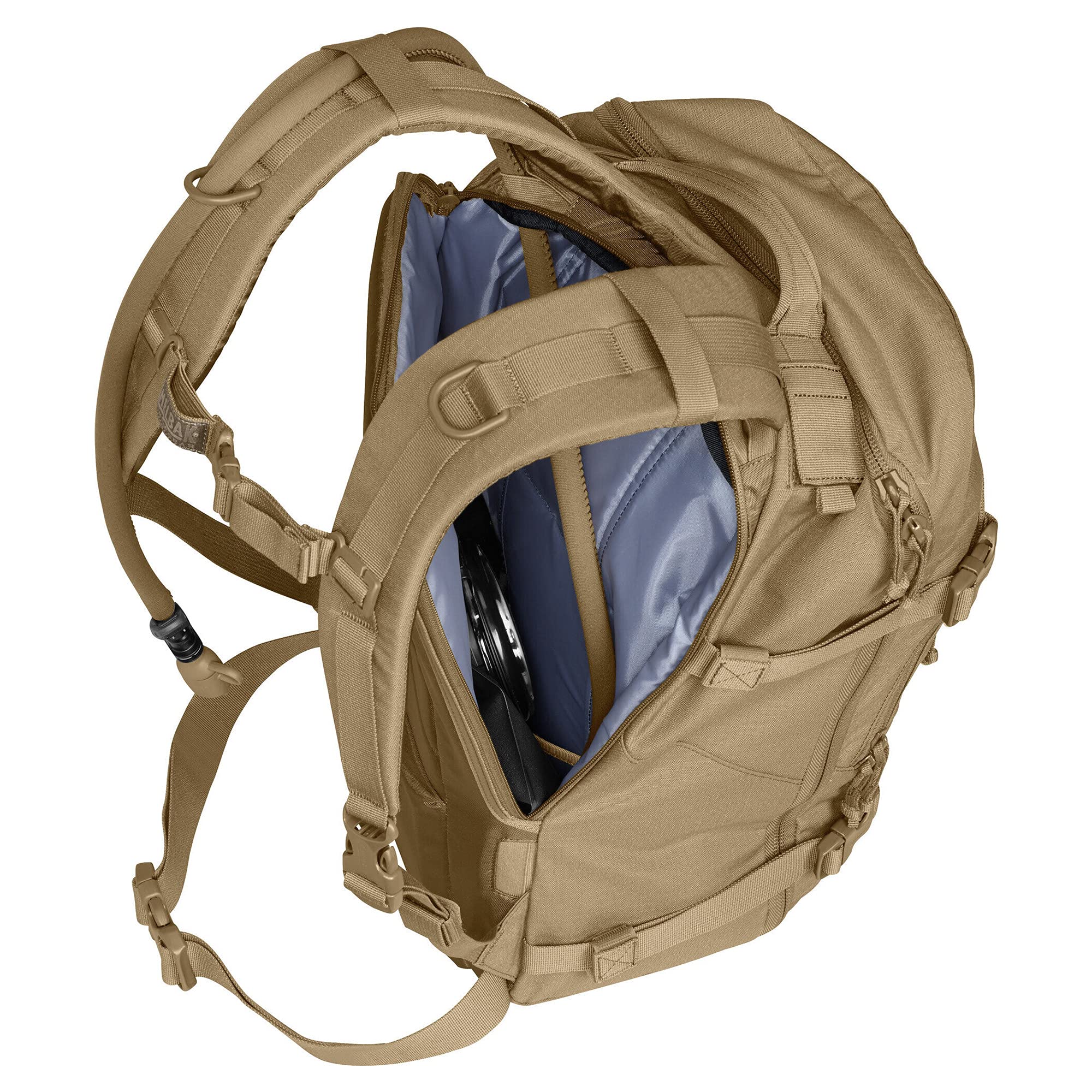 camelbak-sparta-tactical-hydration-pack-100oz-mil-spec-crux-reservoir-coyote image 4