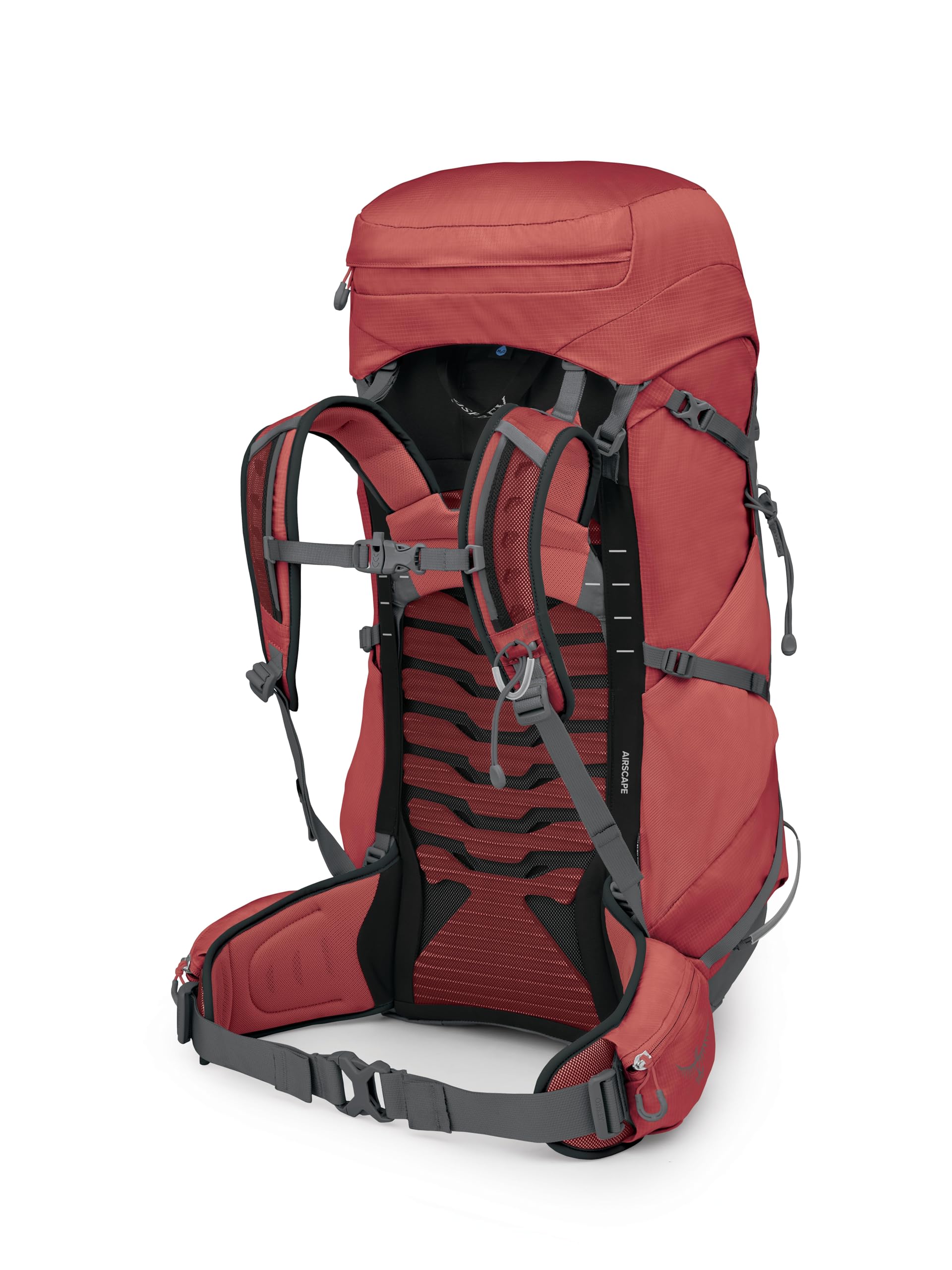 osprey-tempest-44l-women-s-lightweight-hiking-backpack-red-pampas-coal-grey-m-l image 7