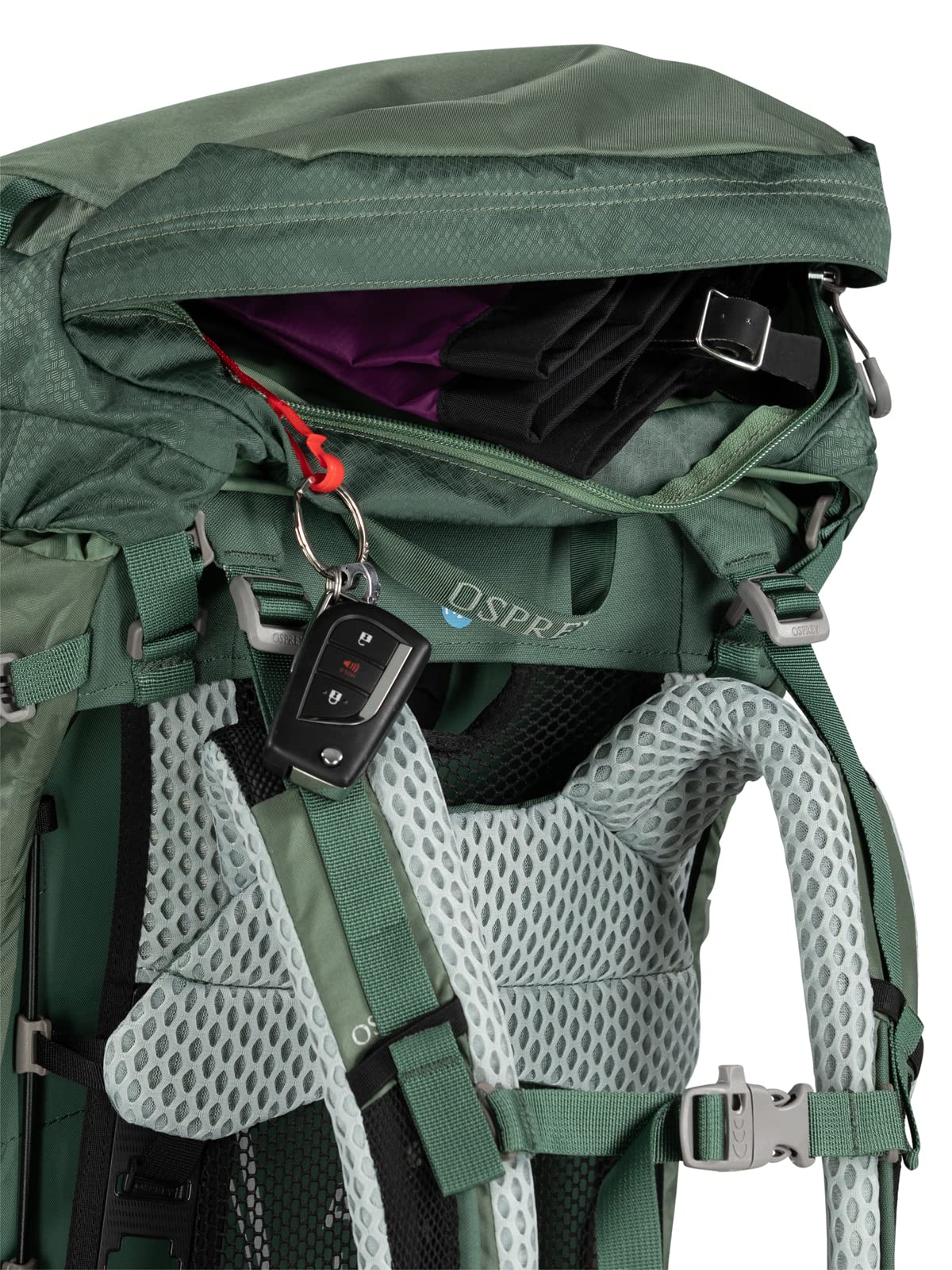 osprey-aura-ag-lt-50l-women-s-backpacking-backpack-black-wm-l image 8
