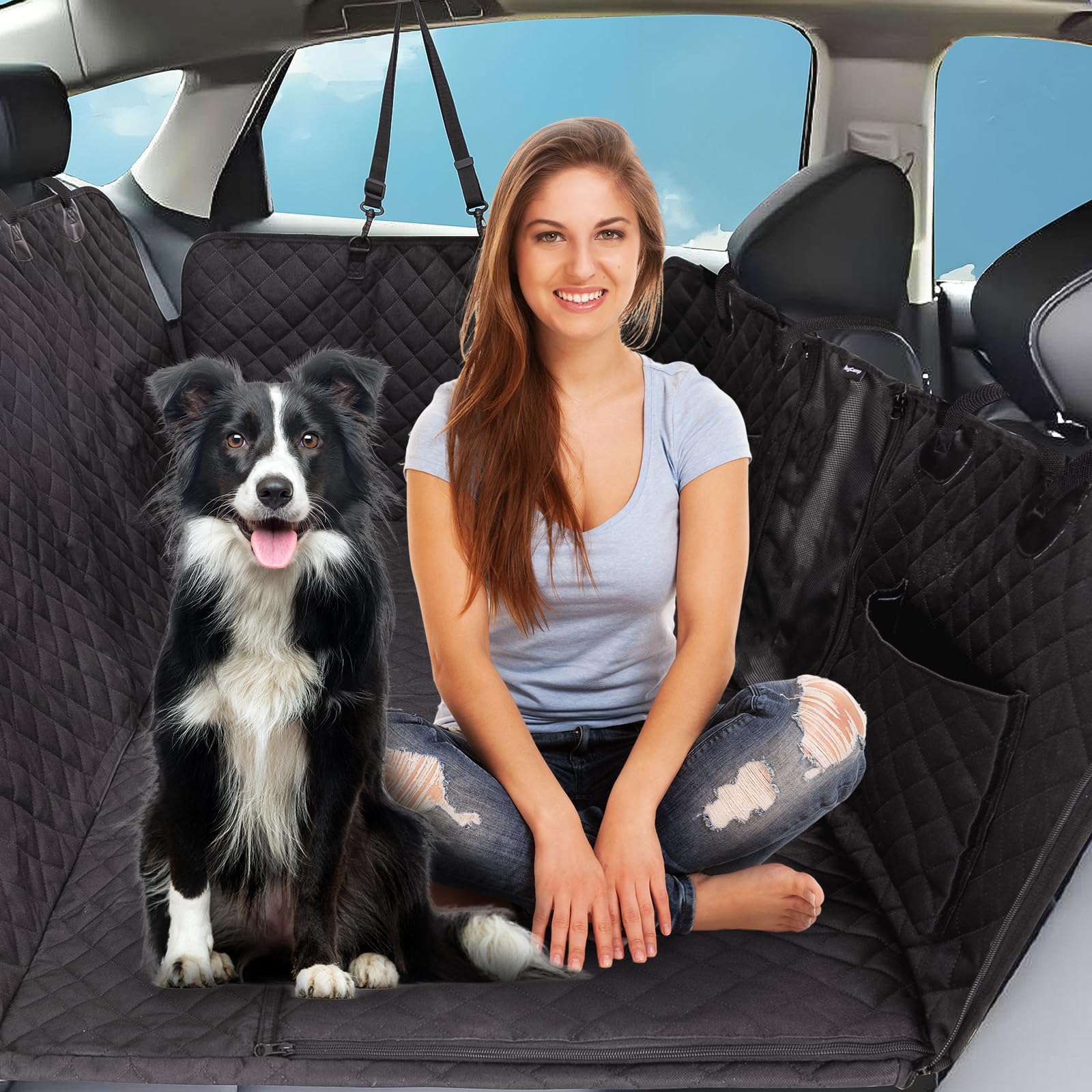 kingcamp-hard-bottom-dog-car-seat-cover image 2