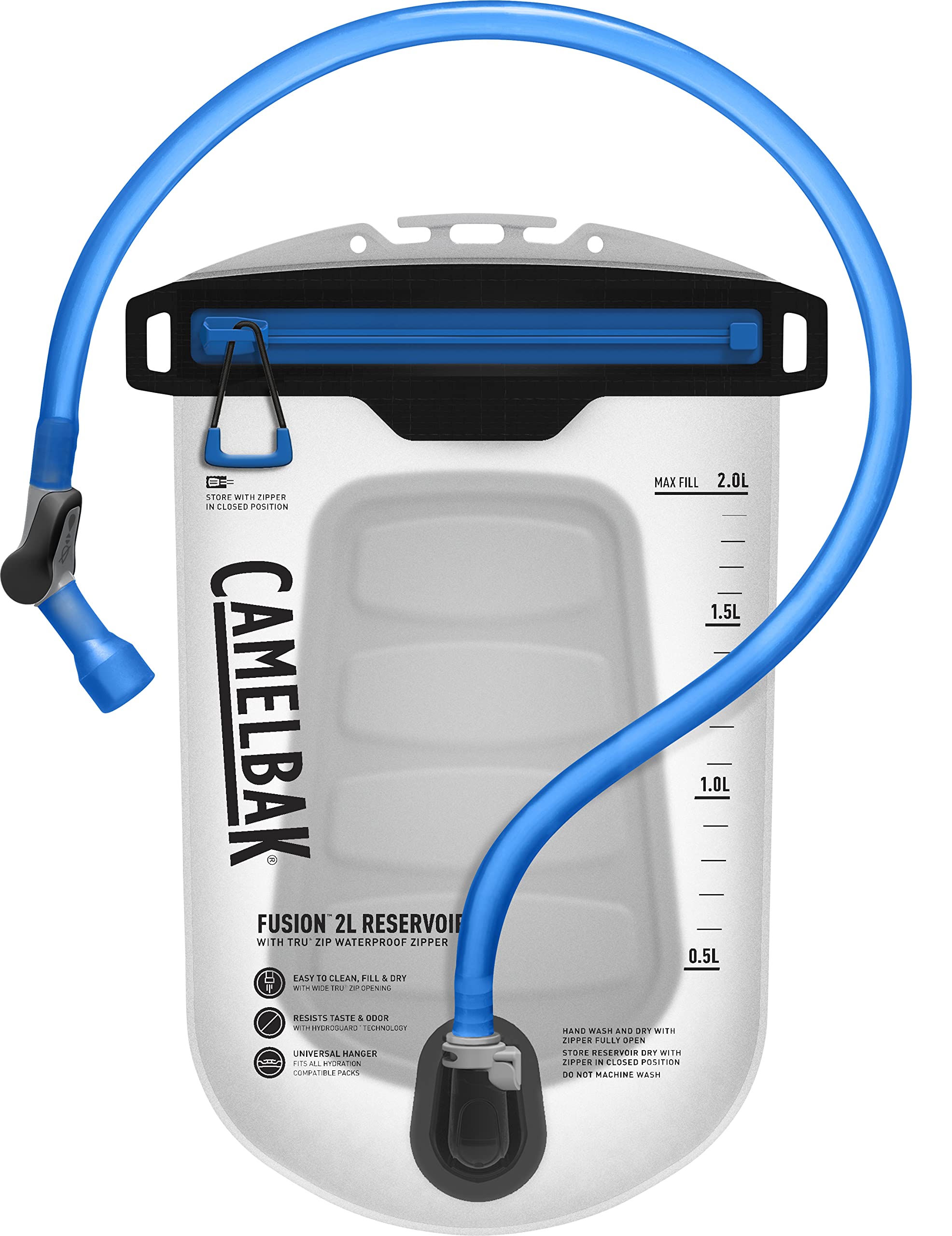 camelbak-fusion-hydration-reservoir-with-tru-zip-waterproof-closure-3l-100oz-lea image 1