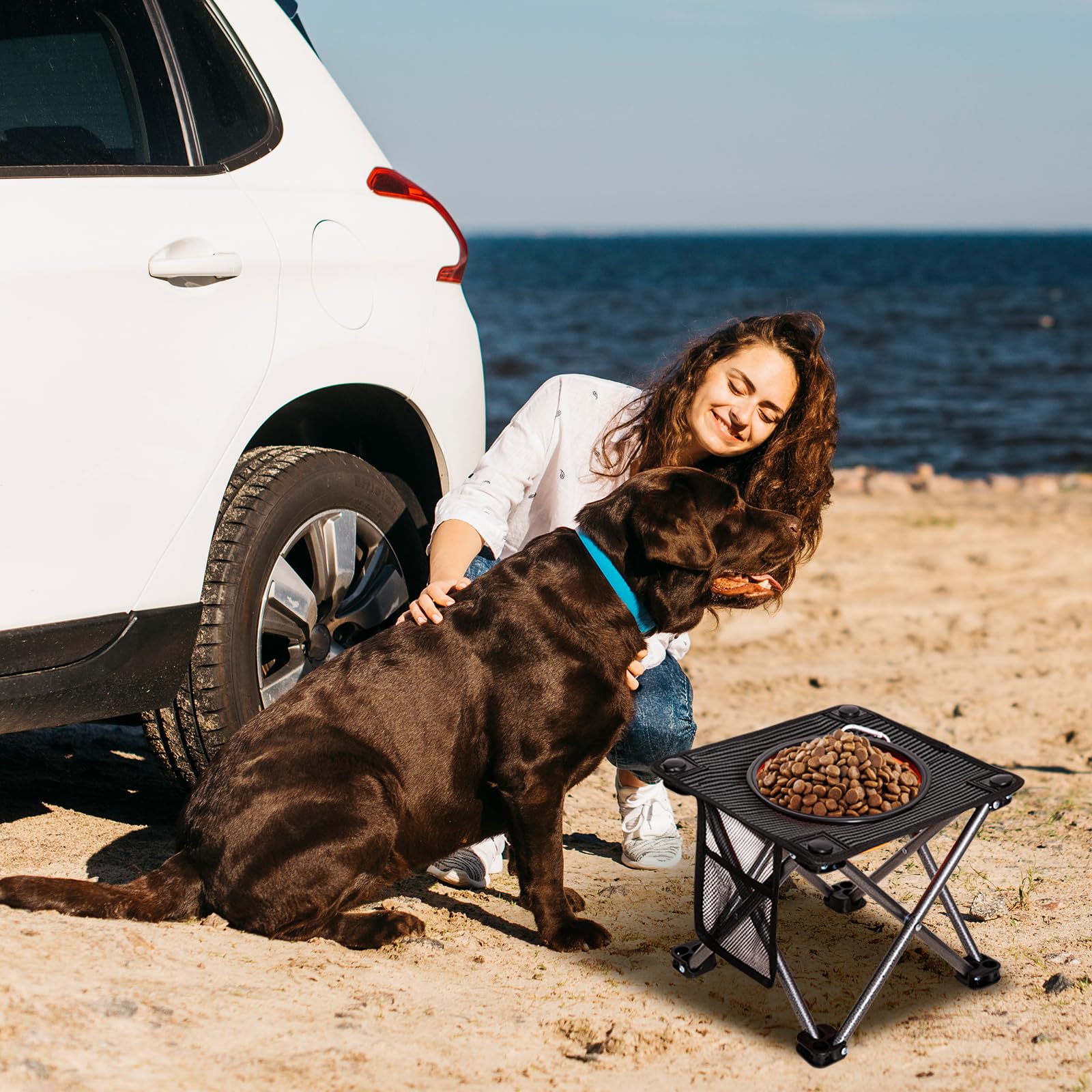 kingcamp-pets-elevated-dog-bowls-portable-stand-for-outdoor-feeding image 2