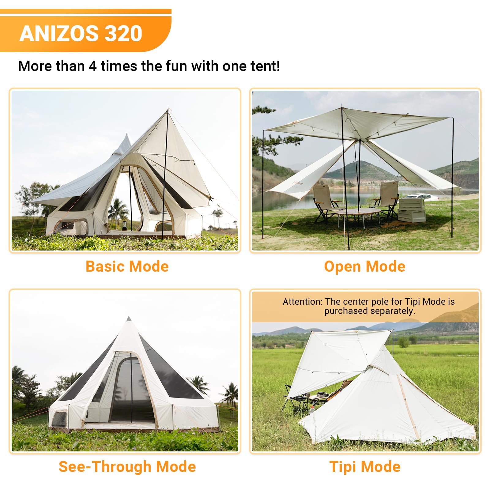 kingcamp-anizo-s-320-double-layered-teepee-tent image 6