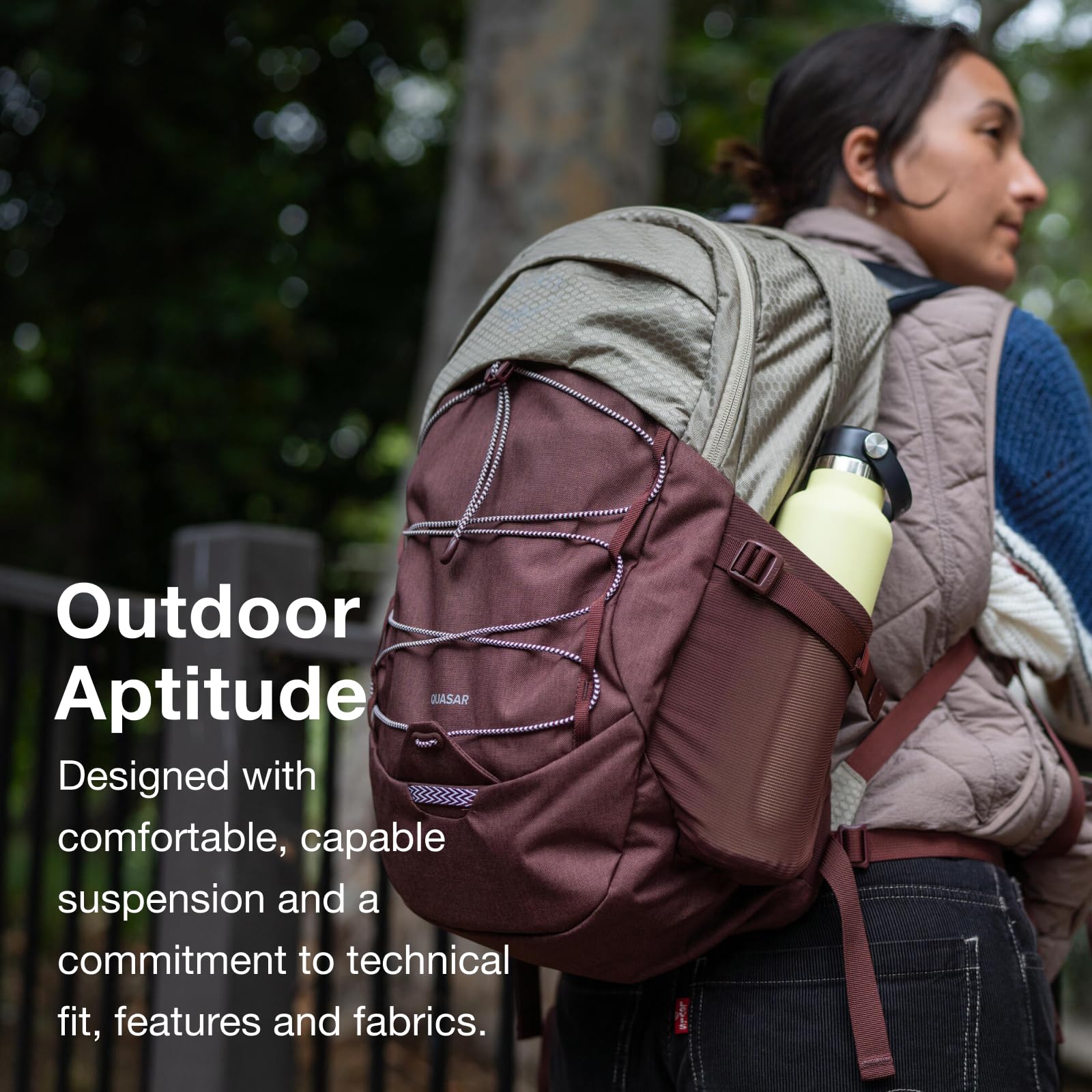 osprey-quasar-26-commuter-backpack-with-laptop-sleeve-phantom-grey-heather image 4