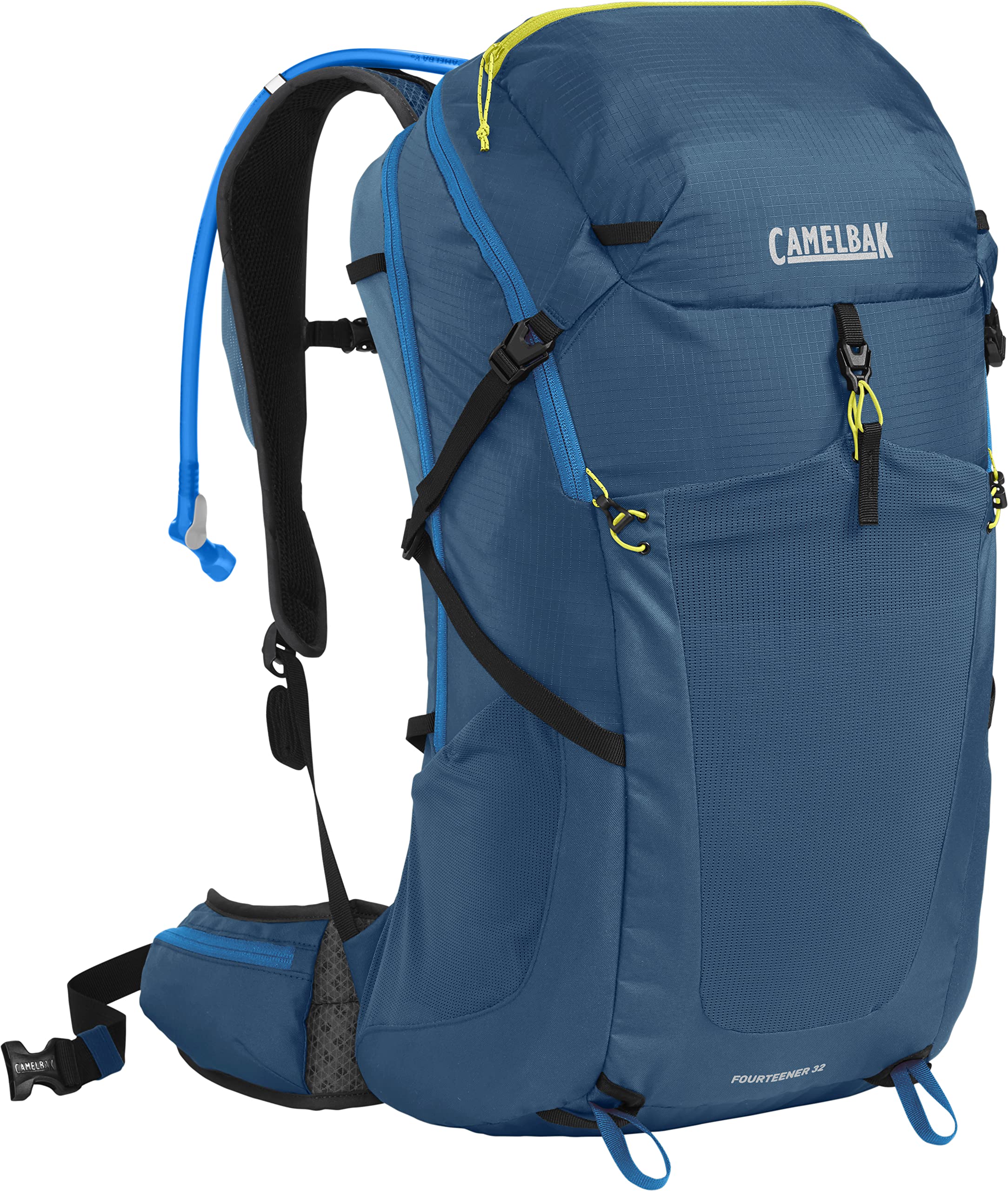 camelbak-fourteener-32-hiking-hydration-backpack-gibraltar-navy-summer-lime-100o image 1