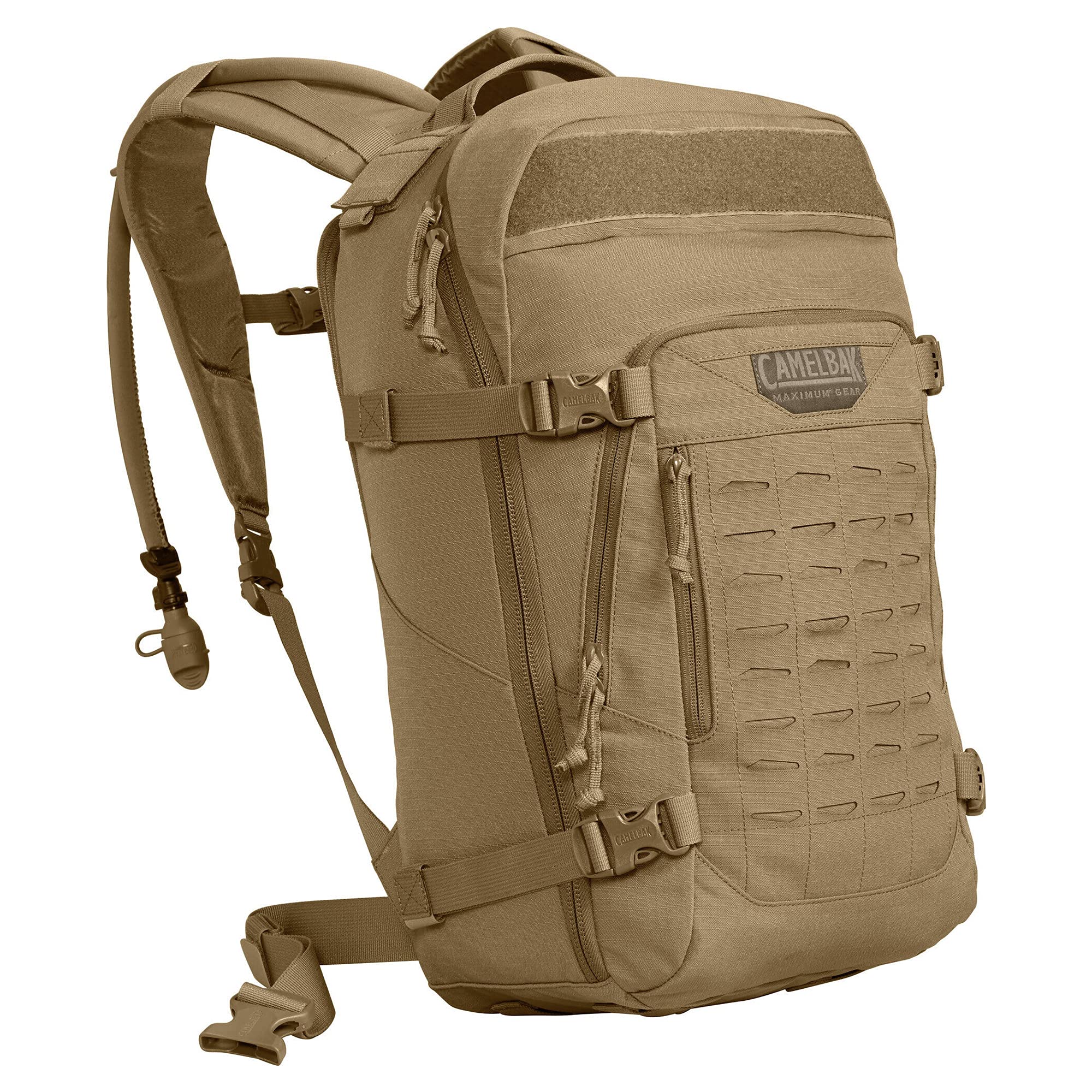 camelbak-sparta-tactical-hydration-pack-100oz-mil-spec-crux-reservoir-coyote image 1