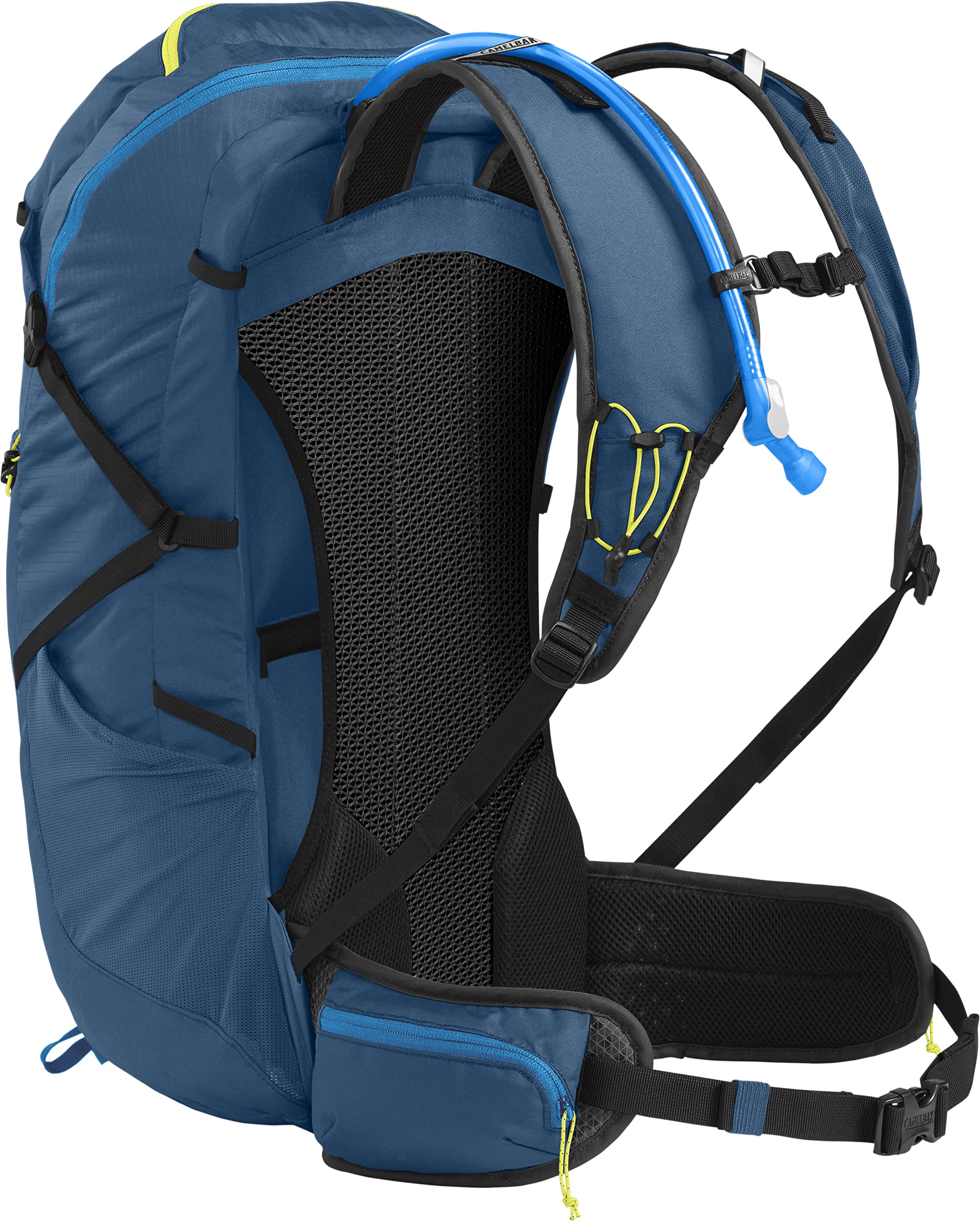 camelbak-fourteener-32-hiking-hydration-backpack-gibraltar-navy-summer-lime-100o image 2
