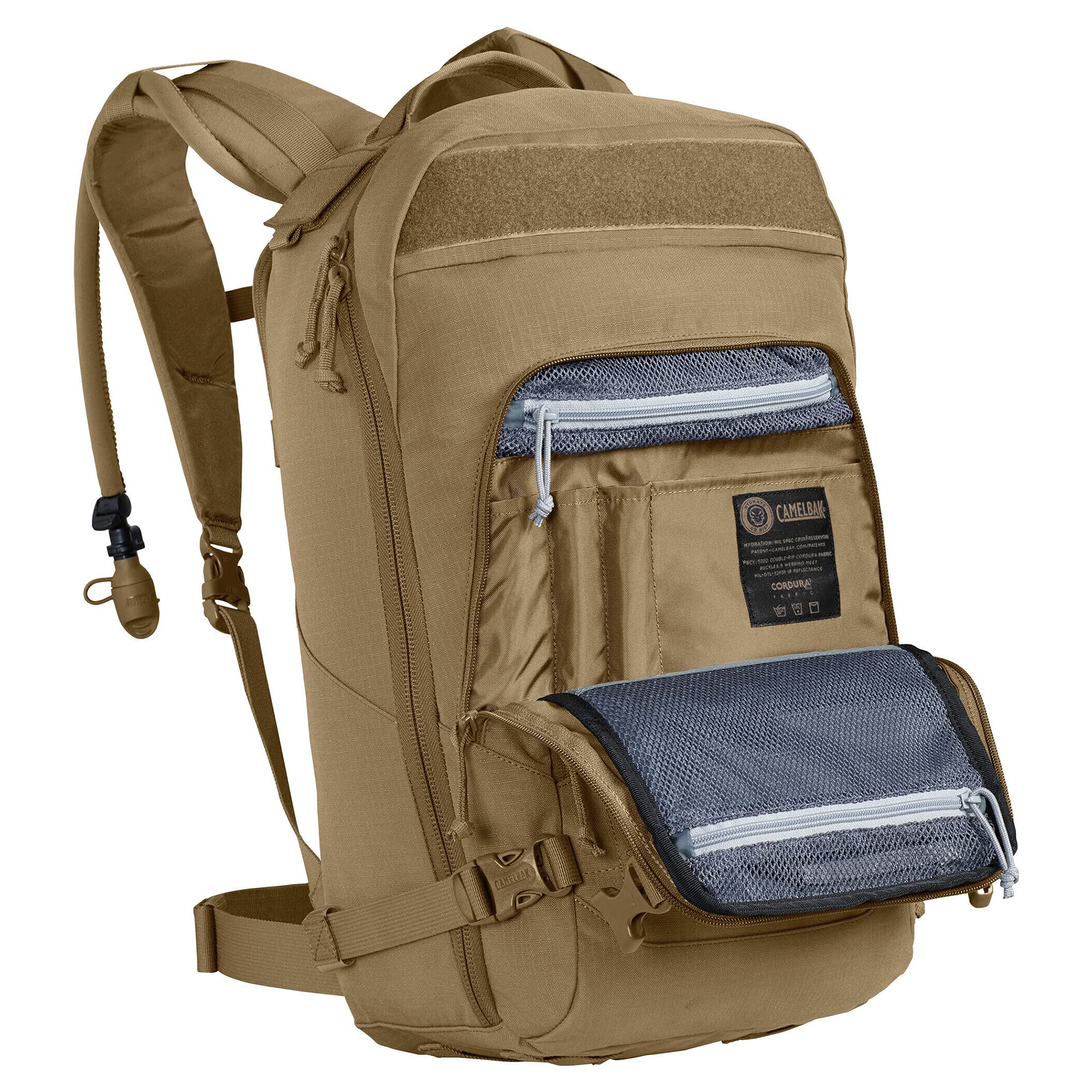 camelbak-sparta-tactical-hydration-pack-100oz-mil-spec-crux-reservoir-coyote image 5