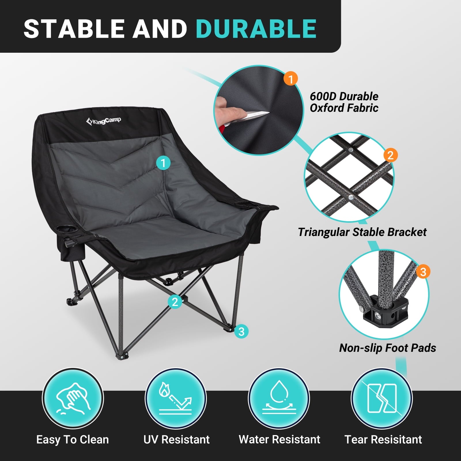 kingcamp-canna-c10-plus-oversized-padded-camping-chair-high-back-single-person image 8