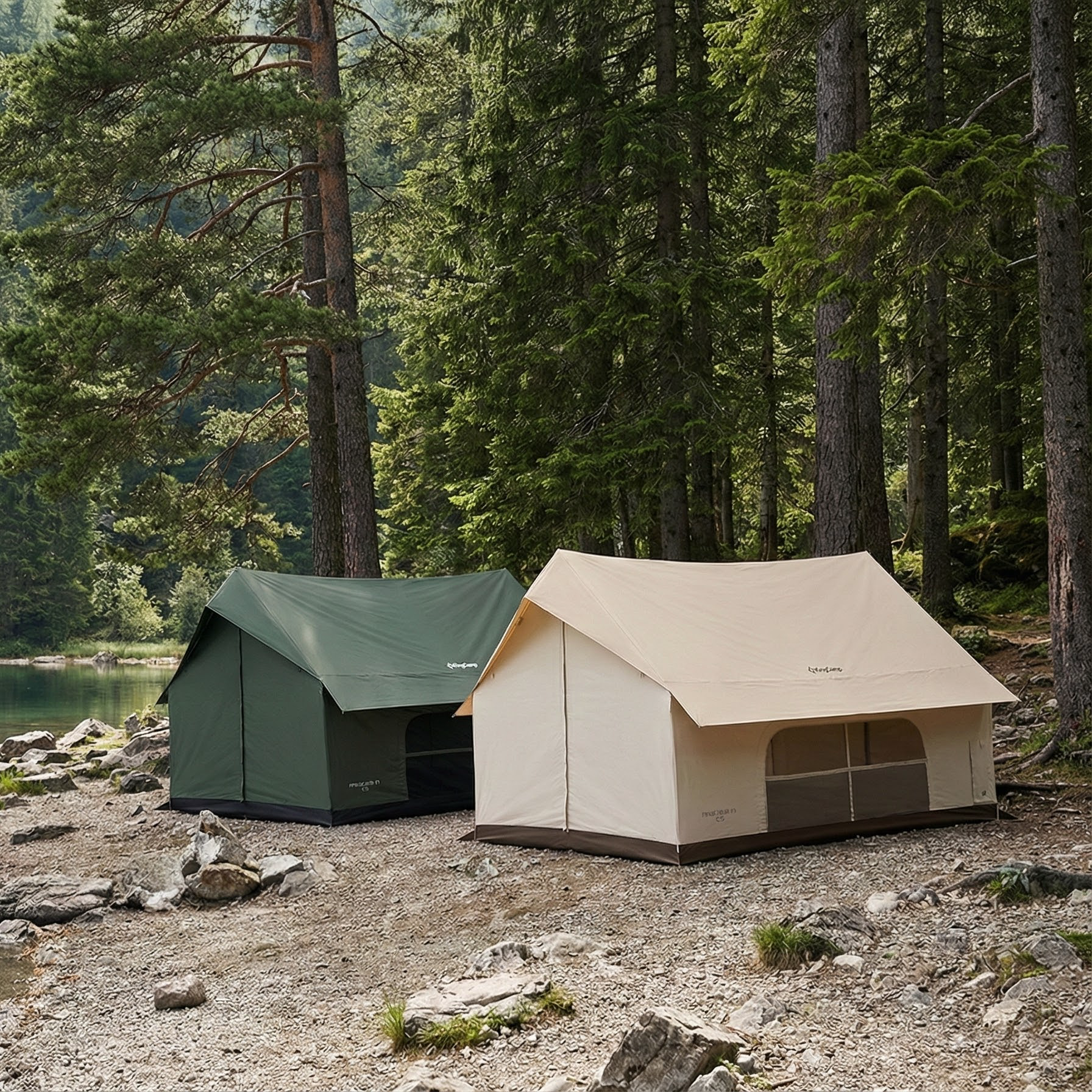 kingcamp-mountain-in-c5-cabin-tent-with-stove-jack-ac-port-5-person-hot-tent image 1