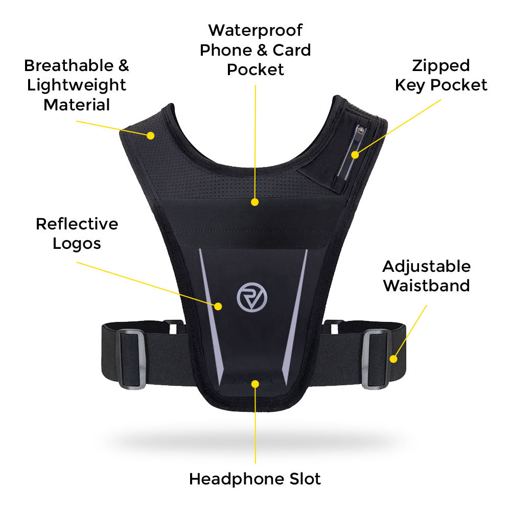 proviz-reflective-running-vest-phone-holder image 7