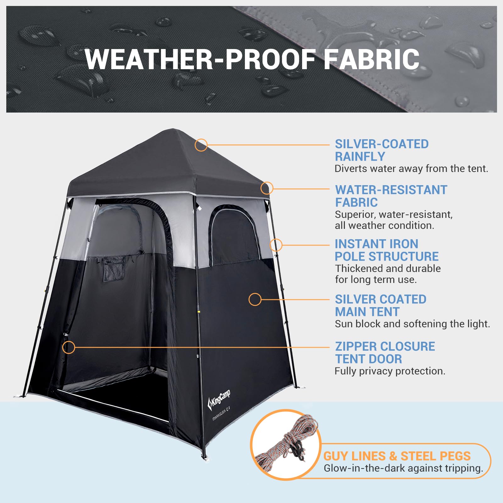 kingcamp-marasusa-q-single-room-shower-tent-privacy-and-convenience image 5