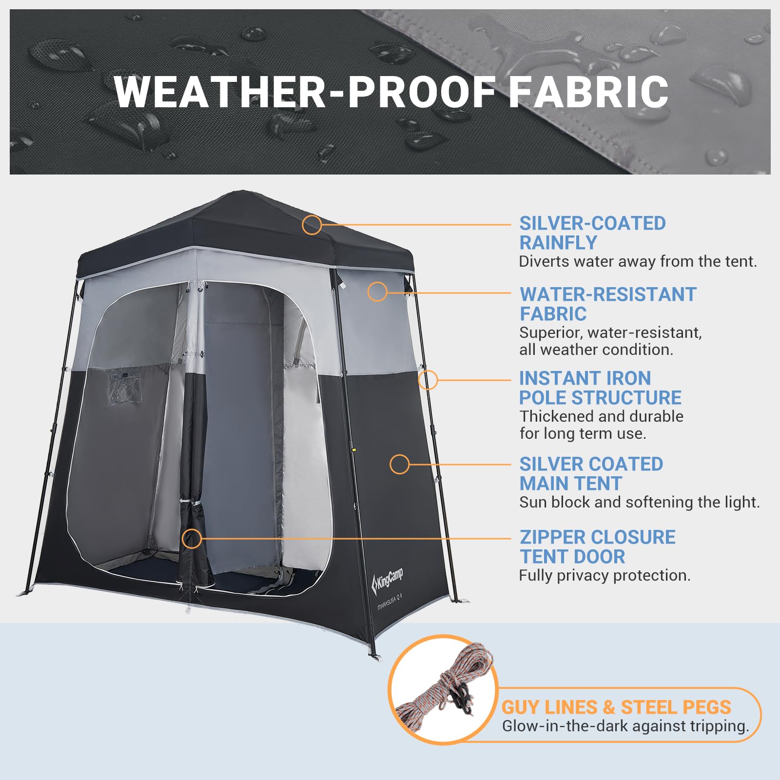 kingcamp-marasusa-q-double-room-shower-tent image 7