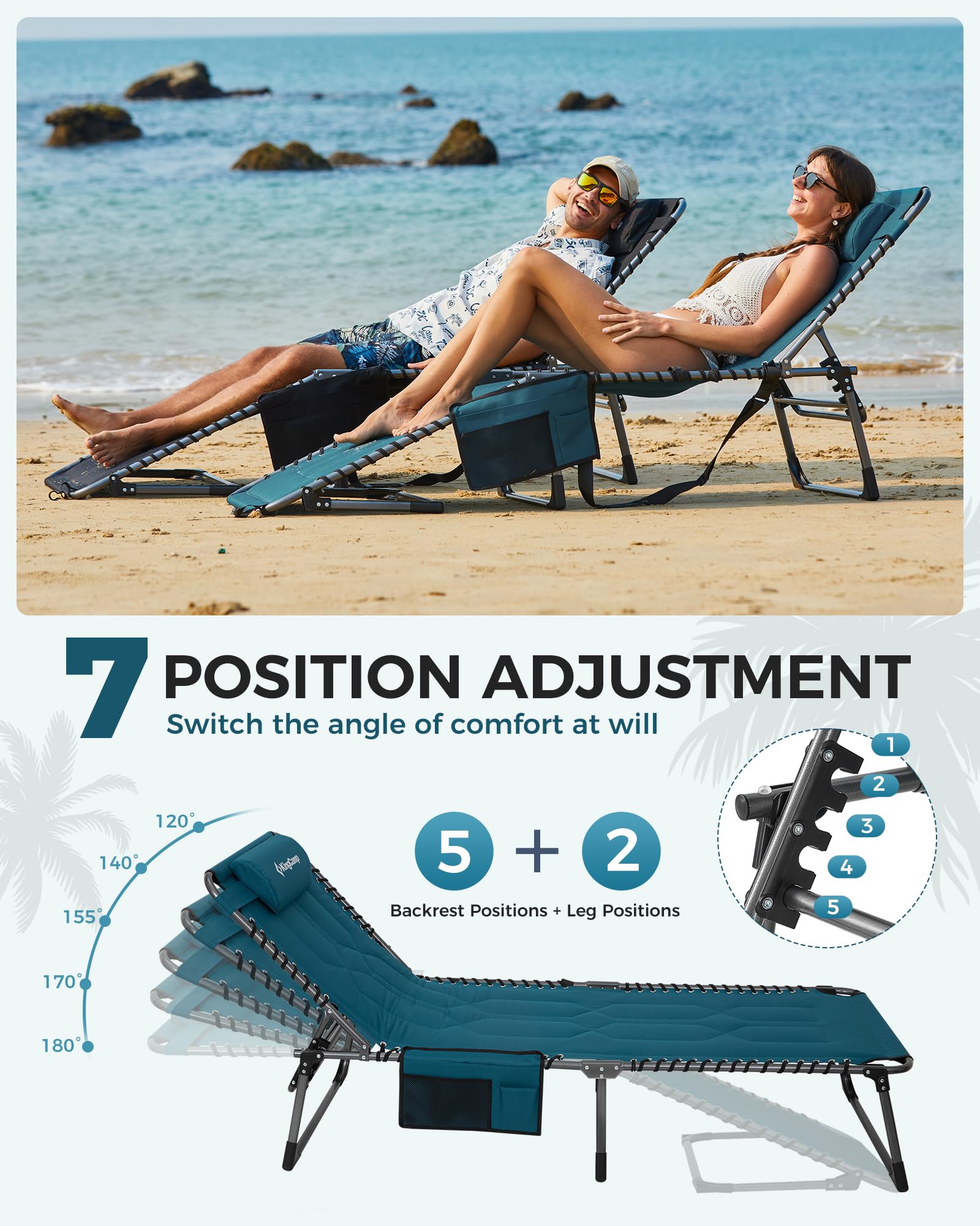 kingcamp-magnolia-b20-folding-oversized-lounge-chair-beach-camp-lounger image 3