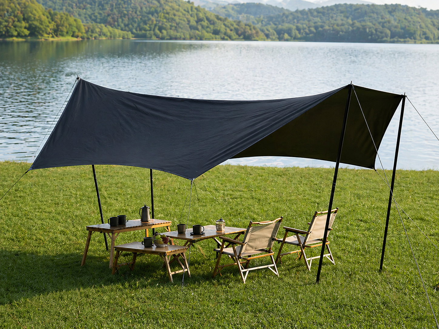 kingcamp-boundless-x3-pro-modular-tarp-awning-161-sq-ft-shade image 4