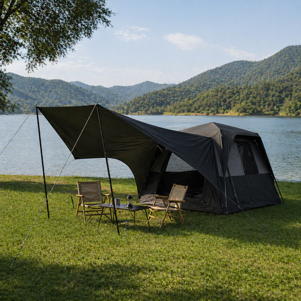 kingcamp-boundless-x3-pro-modular-tarp-awning-161-sq-ft-shade image 5
