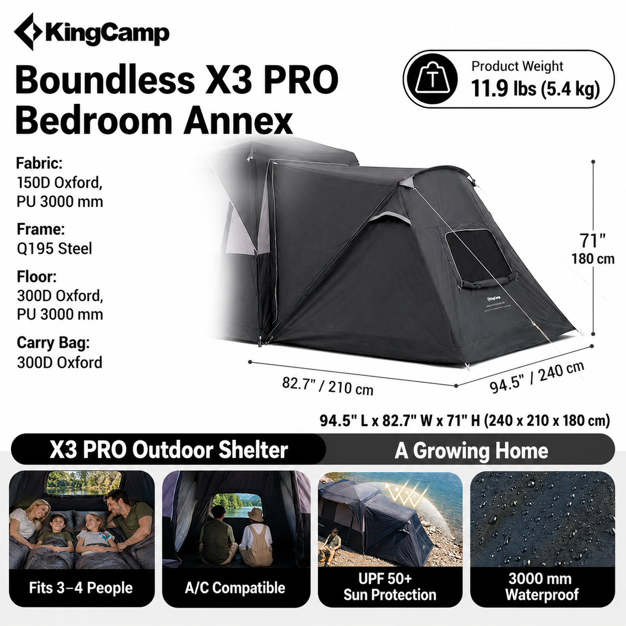 kingcamp-boundless-x3-pro-bedroom-module image 4