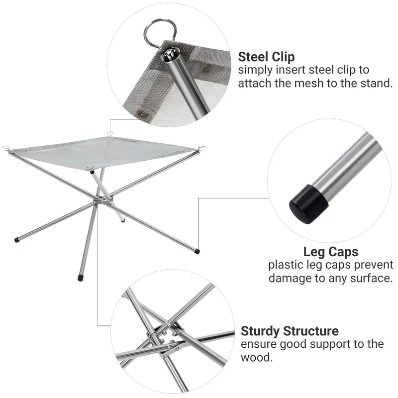 kingcamp-stainless-steel-bonfire-rack image 2