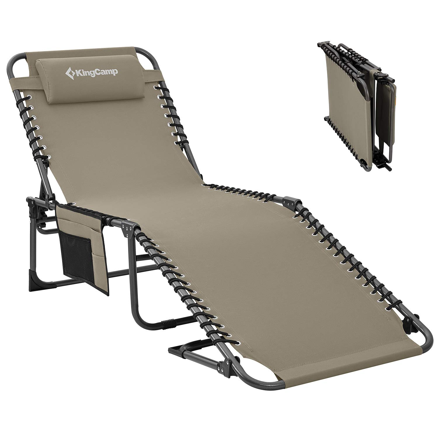 kingcamp-4-position-folding-chaise-lounge-chair-for-camping-outdoor image 3