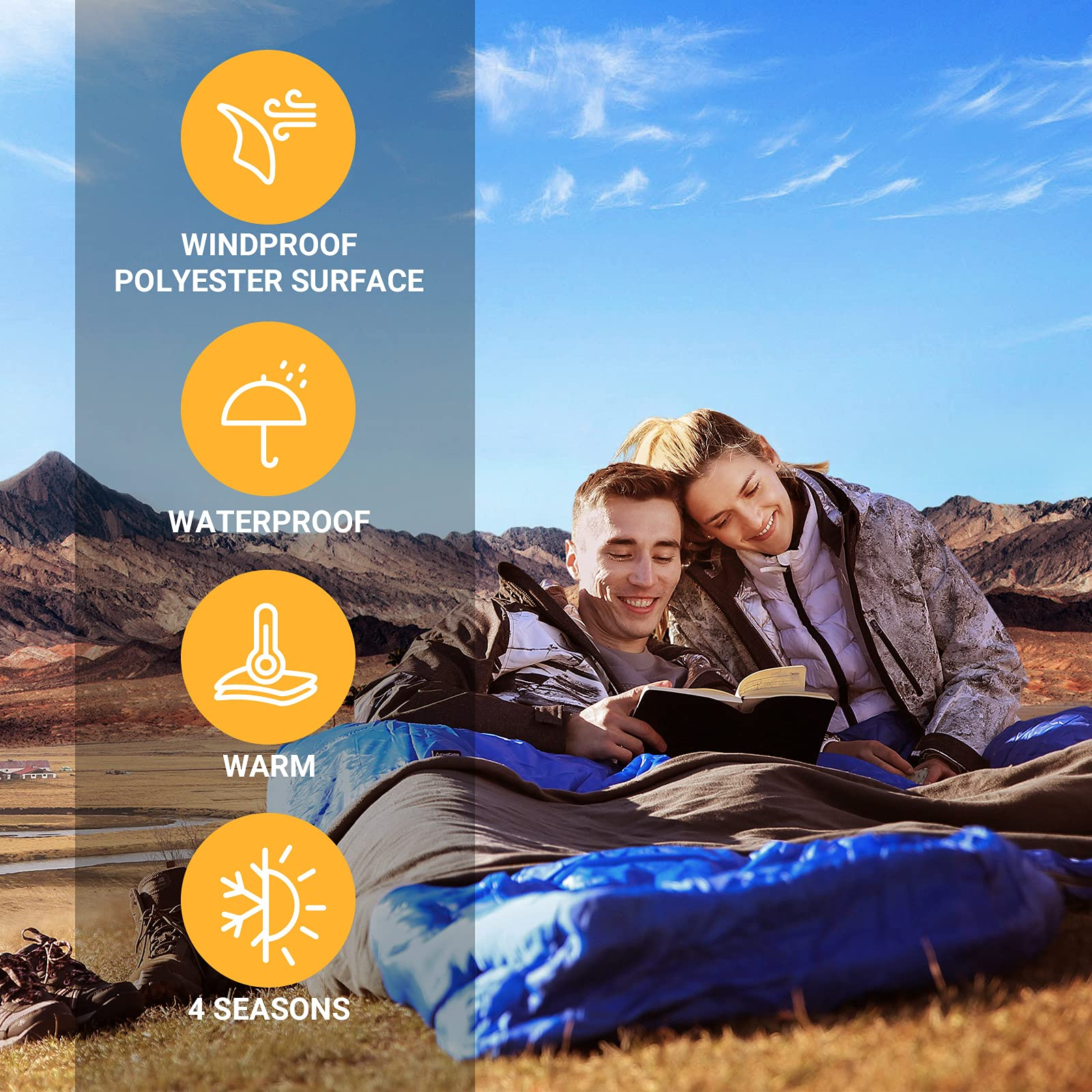 kingcamp-double-lightweight-sleeping-bag image 6