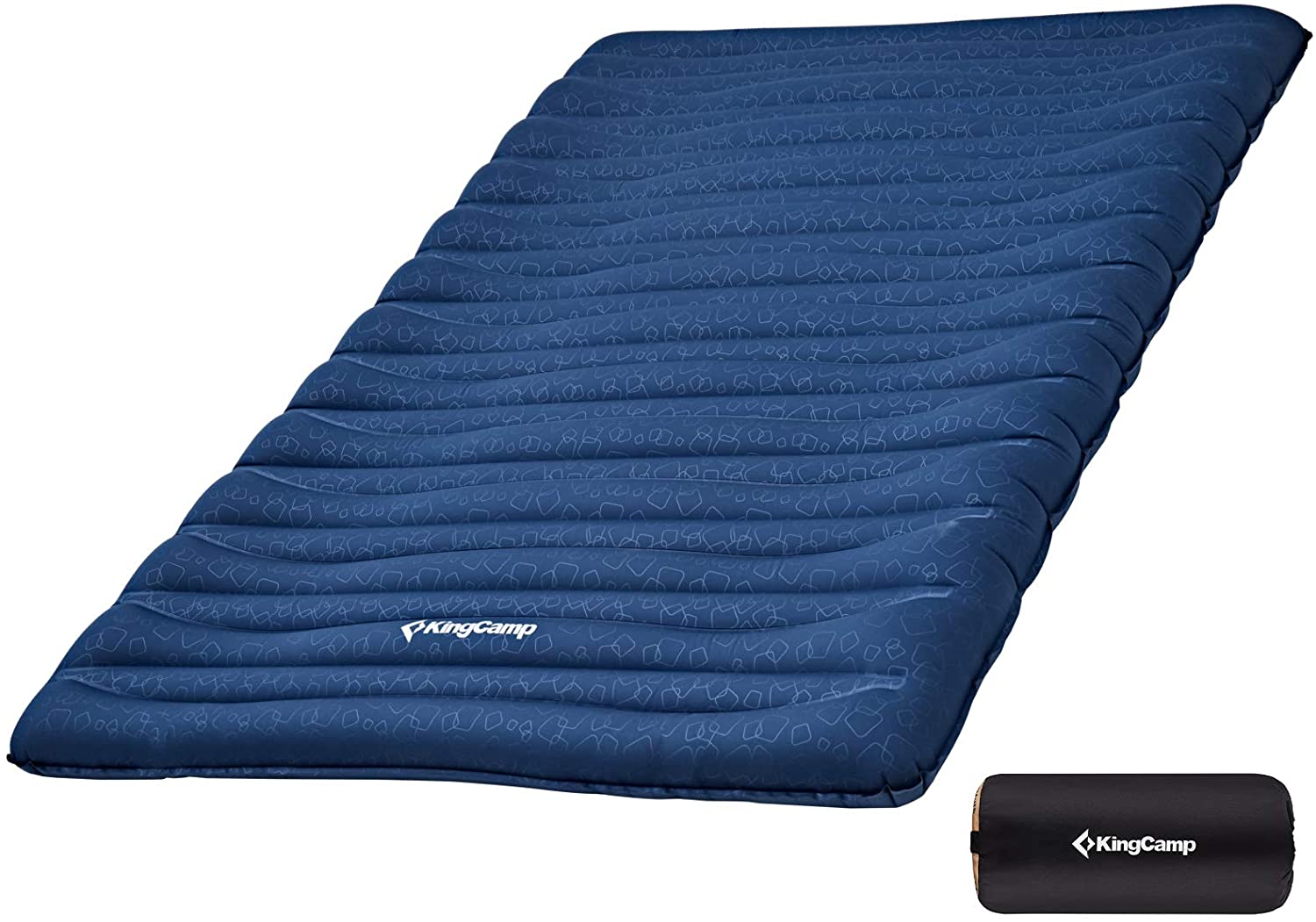 kingcamp-deluxe-anti-rollover-camping-mattress-single-double image 1