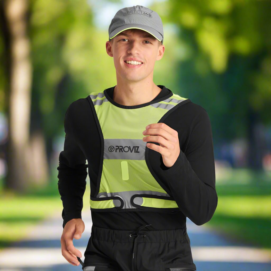 proviz-hi-viz-running-vest-adjustable-reflective-mesh image 5
