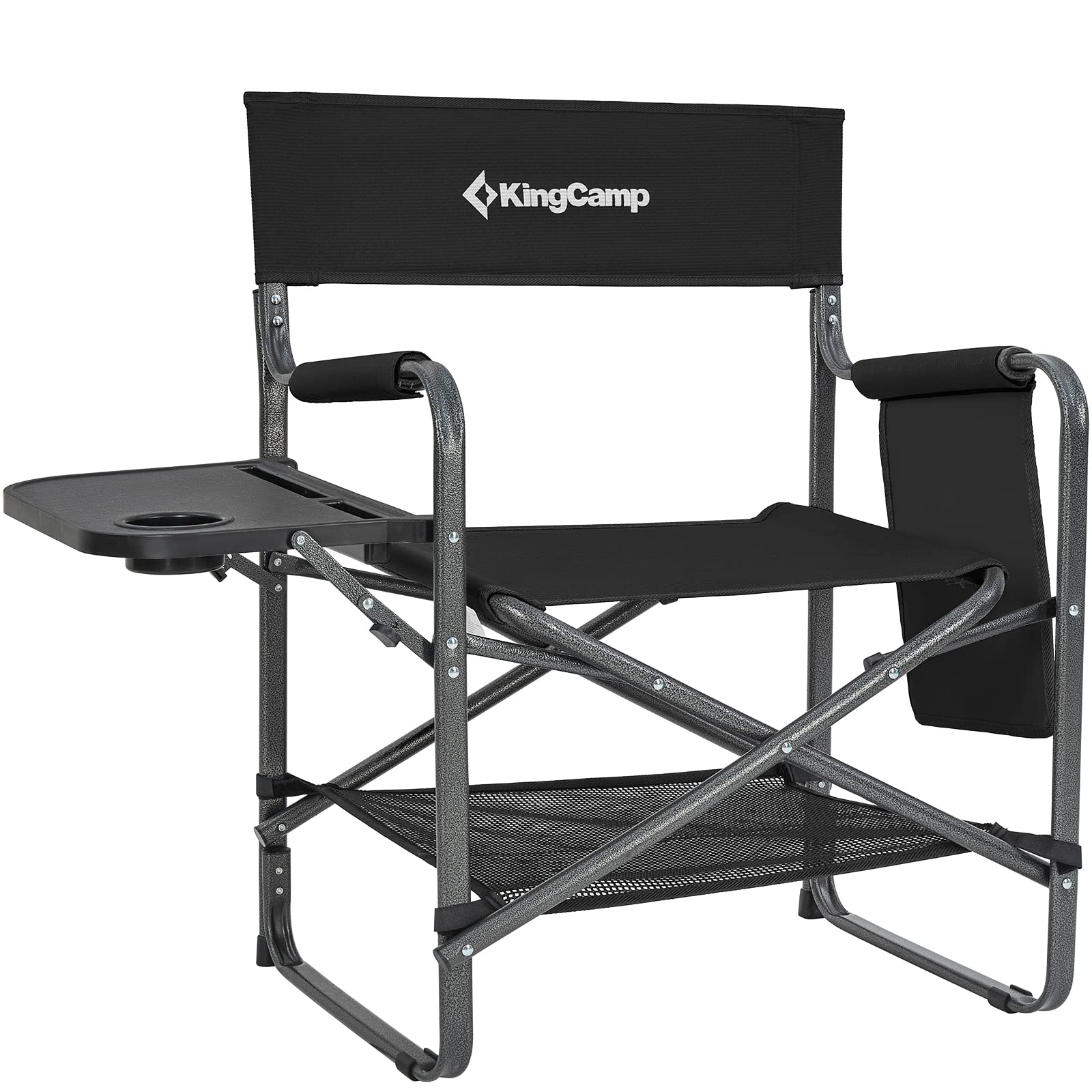kingcamp-ash-b30-director-s-chair-with-side-table-and-device-slot image 1