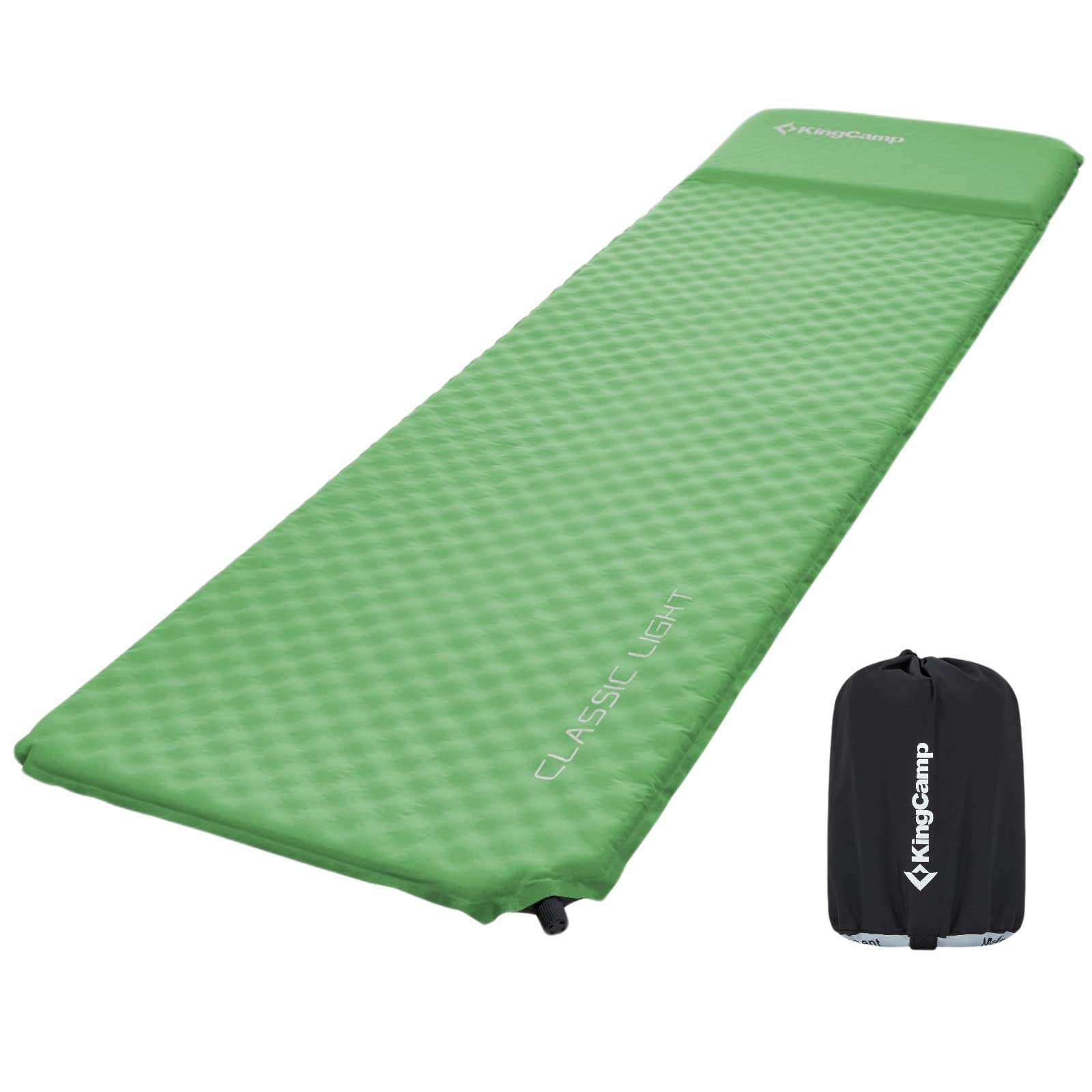 kingcamp-self-inflating-sleeping-pad-with-pillow-insulated-camping-mat image 4